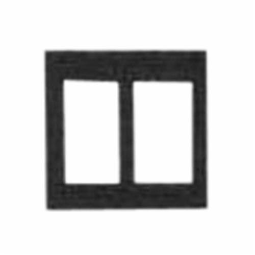 97092 - 2 Gang Satin Stainless Steel Single Receptacle Wallplate