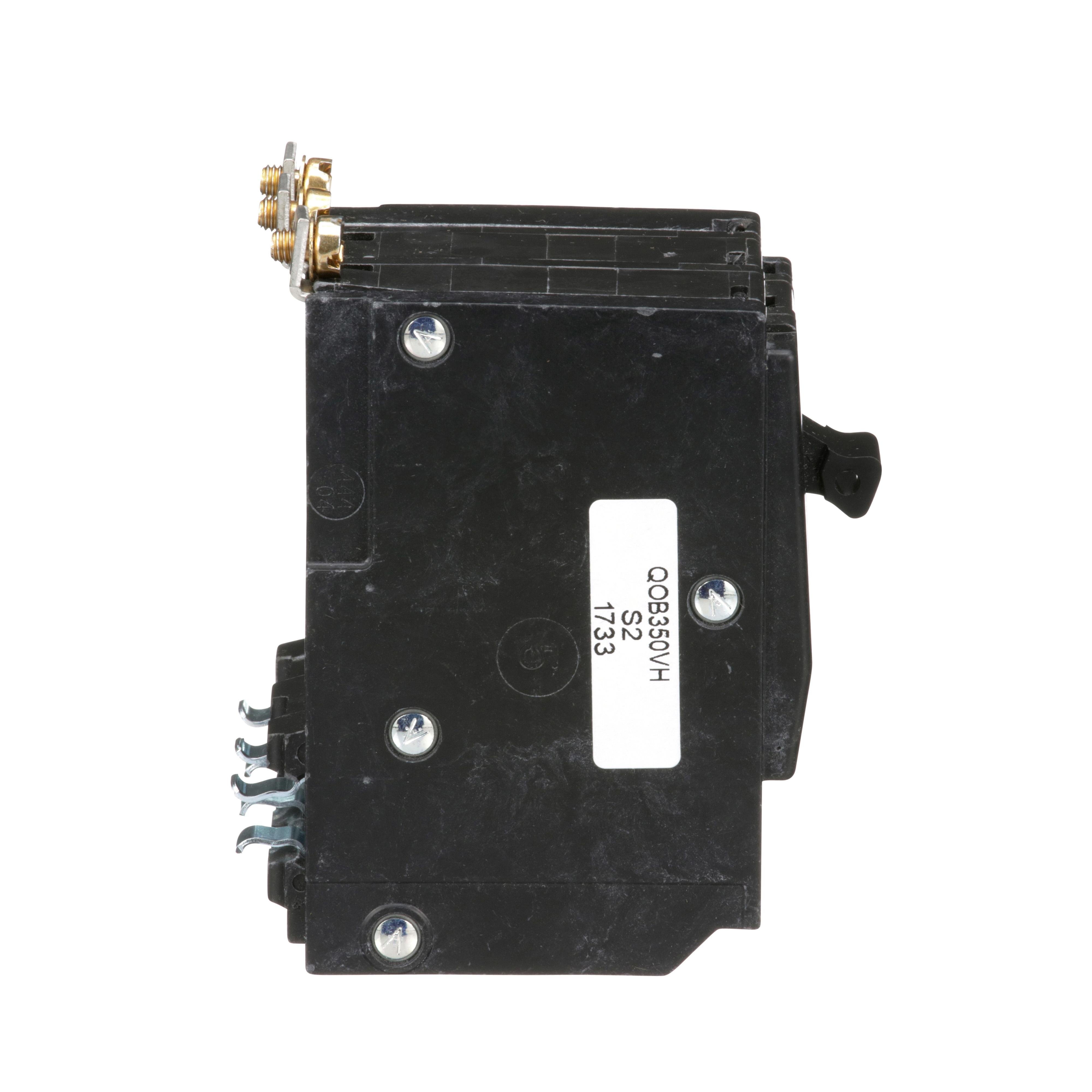 Picture of QOB350VH - Mini circuit breaker, QO, 50A, 3 pole, 120/240VAC, 22kA, bolt on