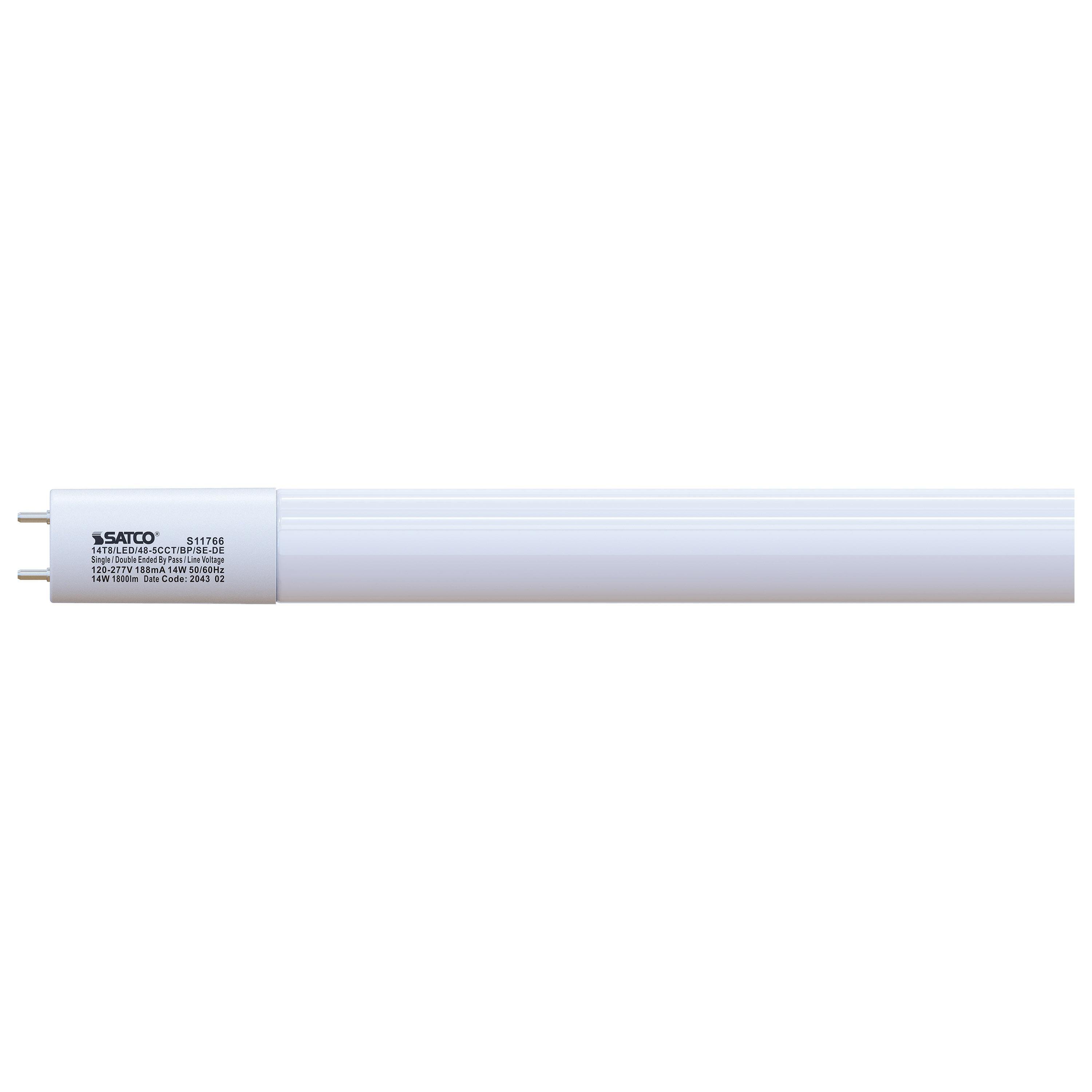 Picture of S11766 - 14 Watt - 4 Foot LED - T8 - CCT Selectable - Type B Ballast Bypass - G13 Base - 120-277 Volt