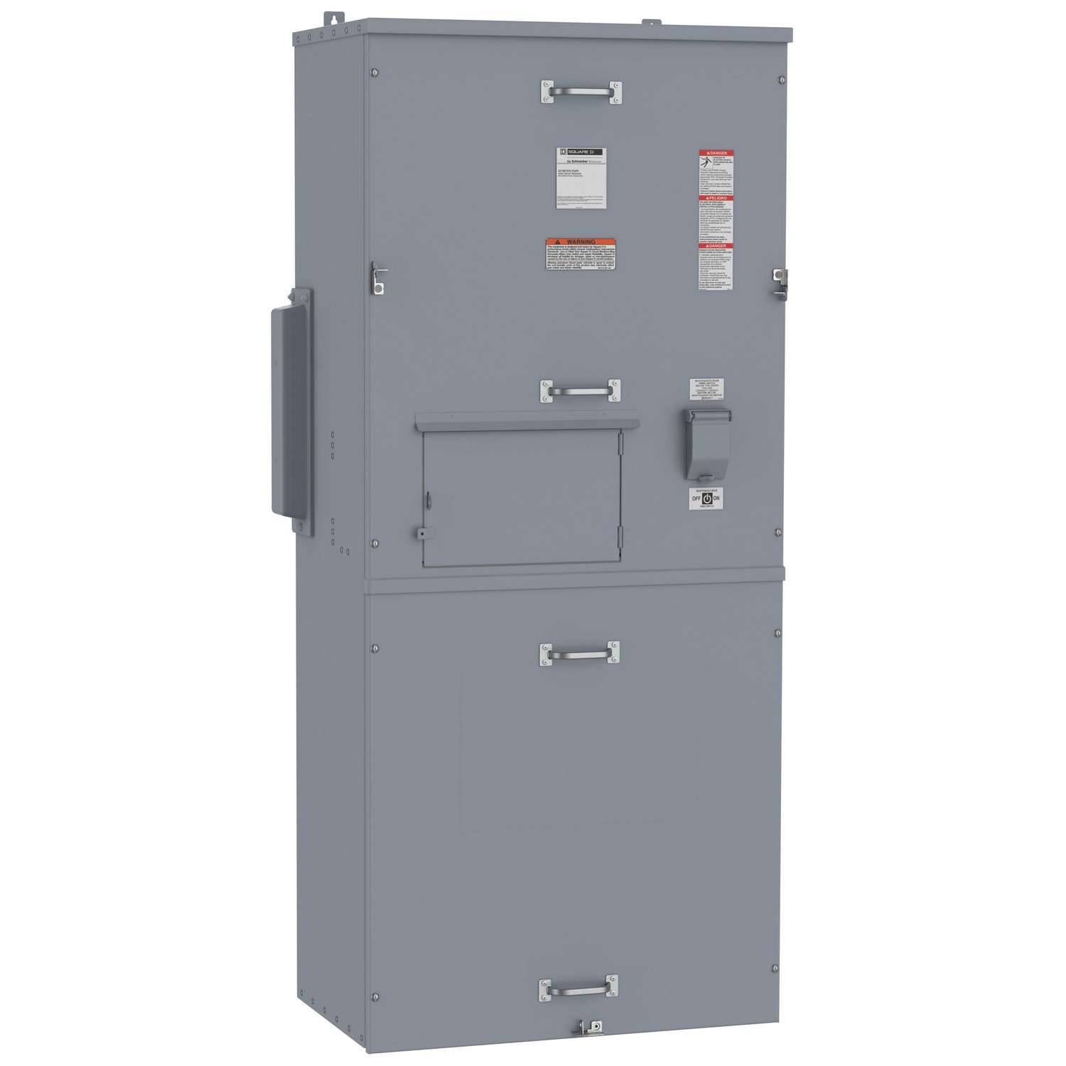 EZM31600JCBCMS - Main circuit breaker unit, EZ Meter-Pak, 1600A, 240VAC max, 3ph/4W, 1200A bus, 100kA, OH/UG, Type 3R, ERMS
