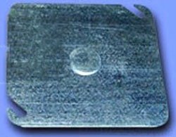 642KO - 4" Square 1/2 Knockout Cover