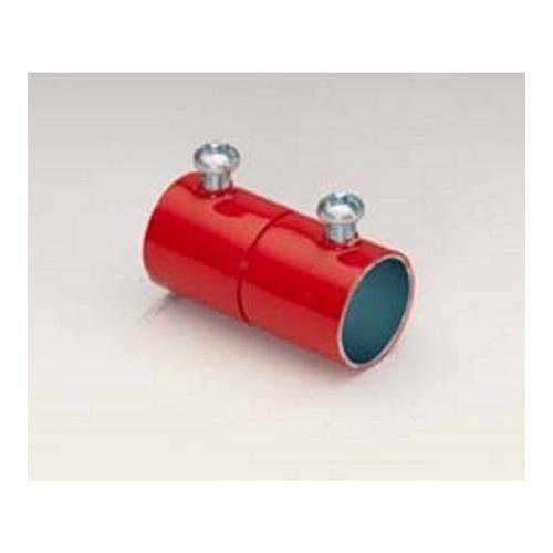 240-SR - EMT Red Coupling 1/2", Steel, Easy Identification