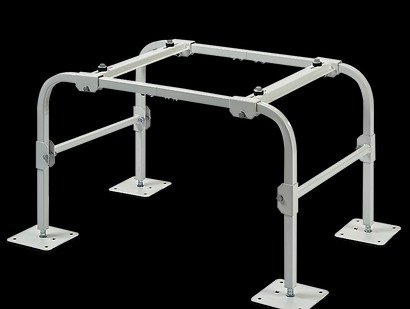 QSMS1801 - 18in Tall Mini-Split Stand, Steel