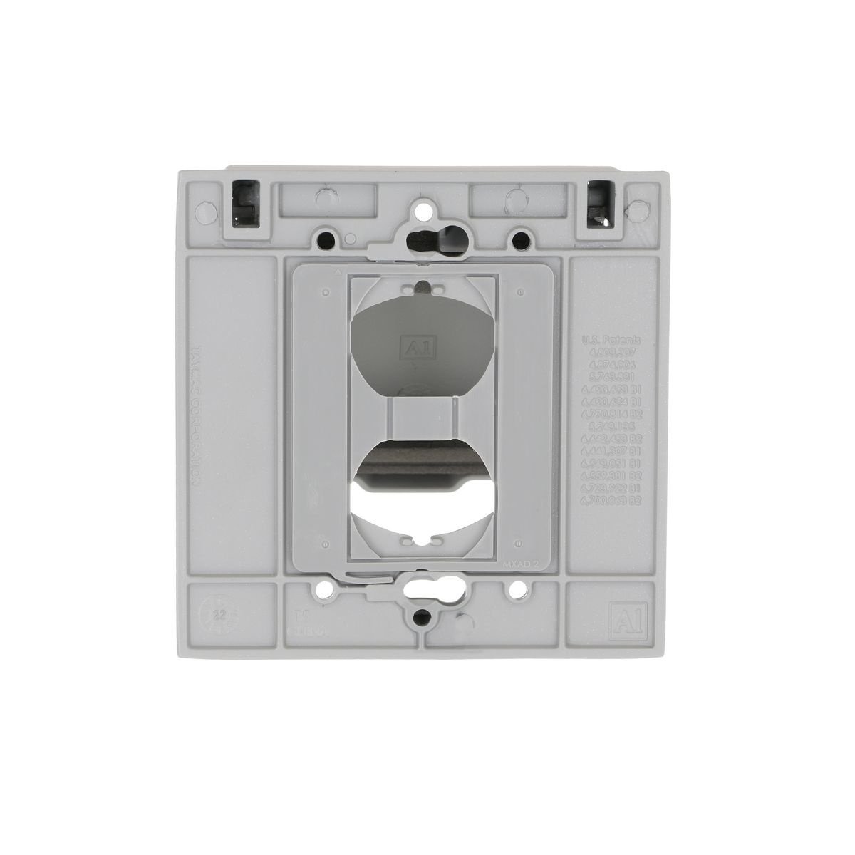 Picture of 2 Gang Flat Cover, Gray