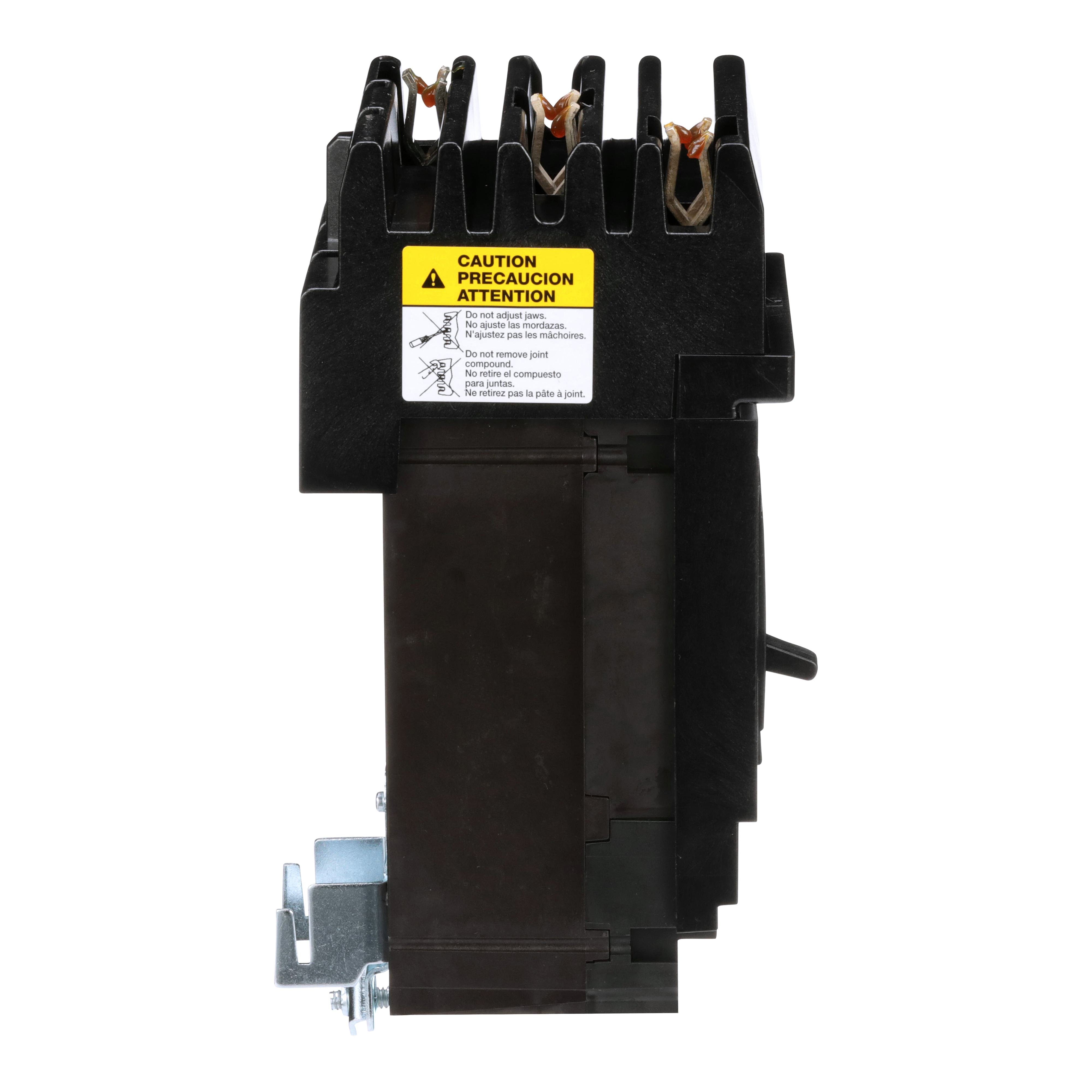 Picture of HDA36030 - Circuit breaker, PowerPacT H, 30A, 3 pole, 600VAC, 14kA, I-Line, thermal magnetic, 80%, ABC
