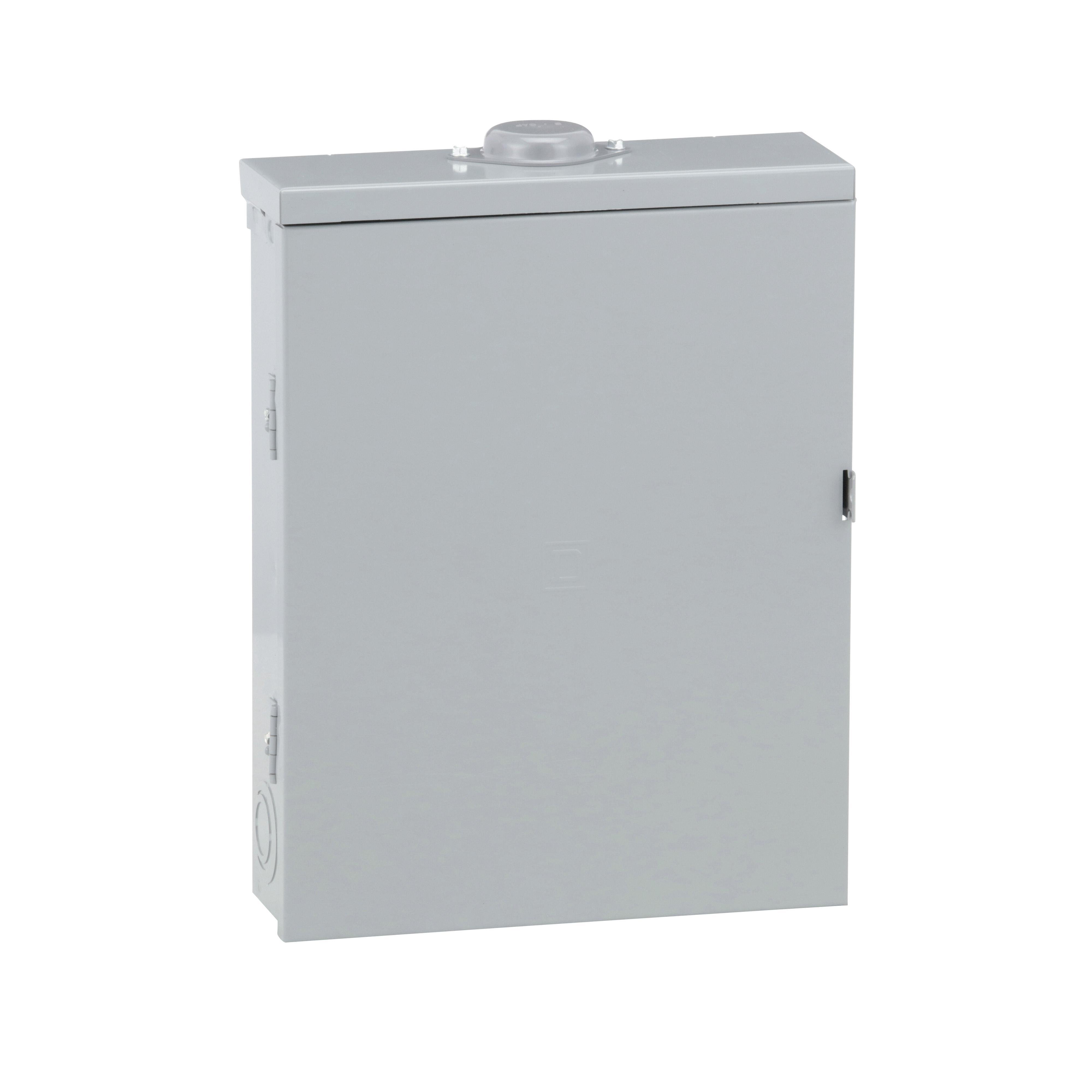 QO312L125GRB - Load center, QO, 3 phase, 12 spaces, 12 circuits, 125A fixed main lugs, NEMA3R, gnd bar, UL