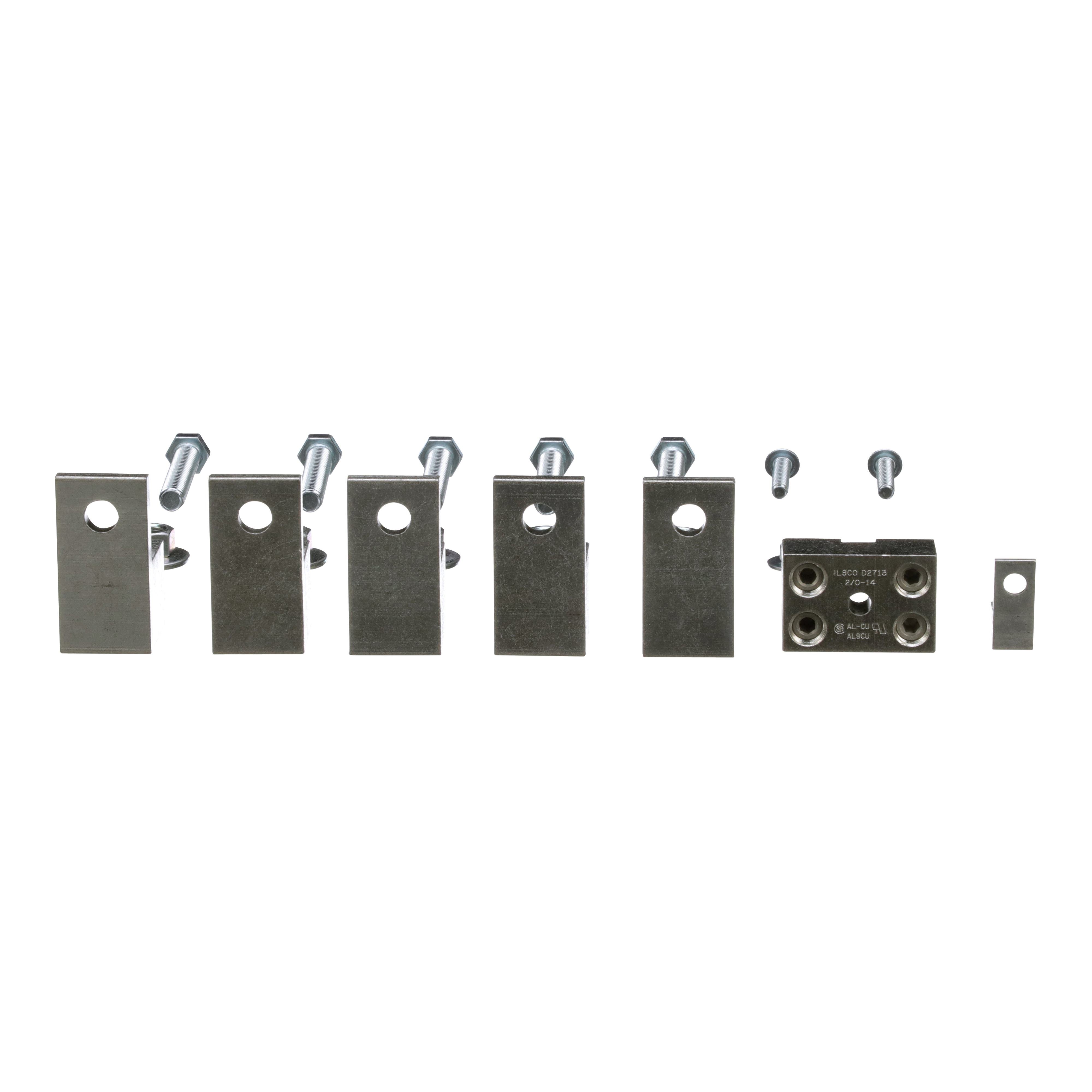 Picture of DASKGS250 - Transformer accessory, lug kit, mechanical, 250A, 350kcmil to 6 AWG, qty 5