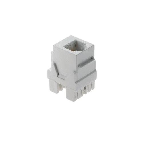 WP3425-WH - 6P6C Keystone Connector, White