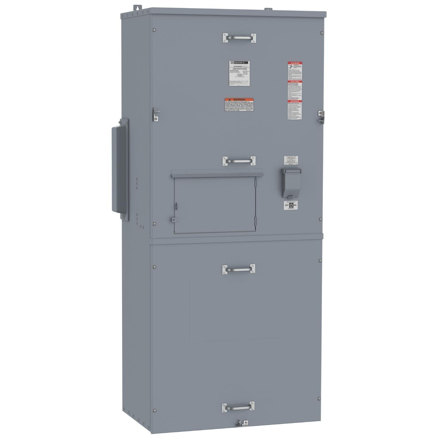 EZM31600GCBCMS - Main circuit breaker unit, EZ Meter-Pak, 1600A, 240VAC max, 3ph/4W, 1200A bus, 65kA, OH/UG, Type 3R, ERMS