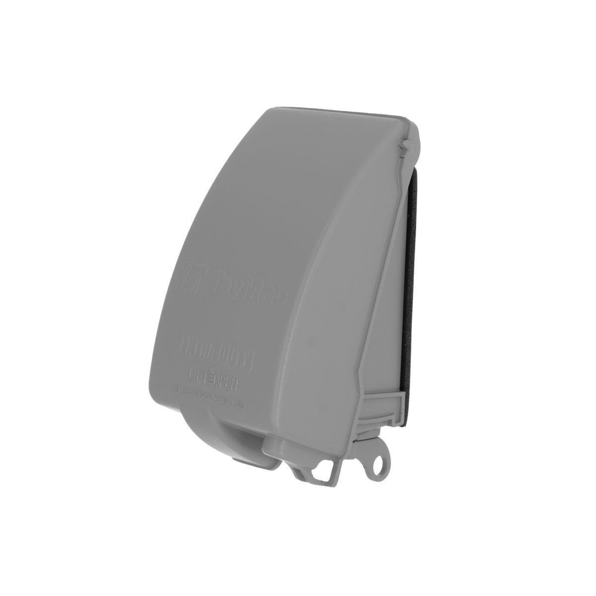 MX4280S - 1-Gang Weatherproof In-Use Cover, EXTRA DUTY®, Expandable, Vertical, 8-in-1, 3-1/2 in. Deep, Gray