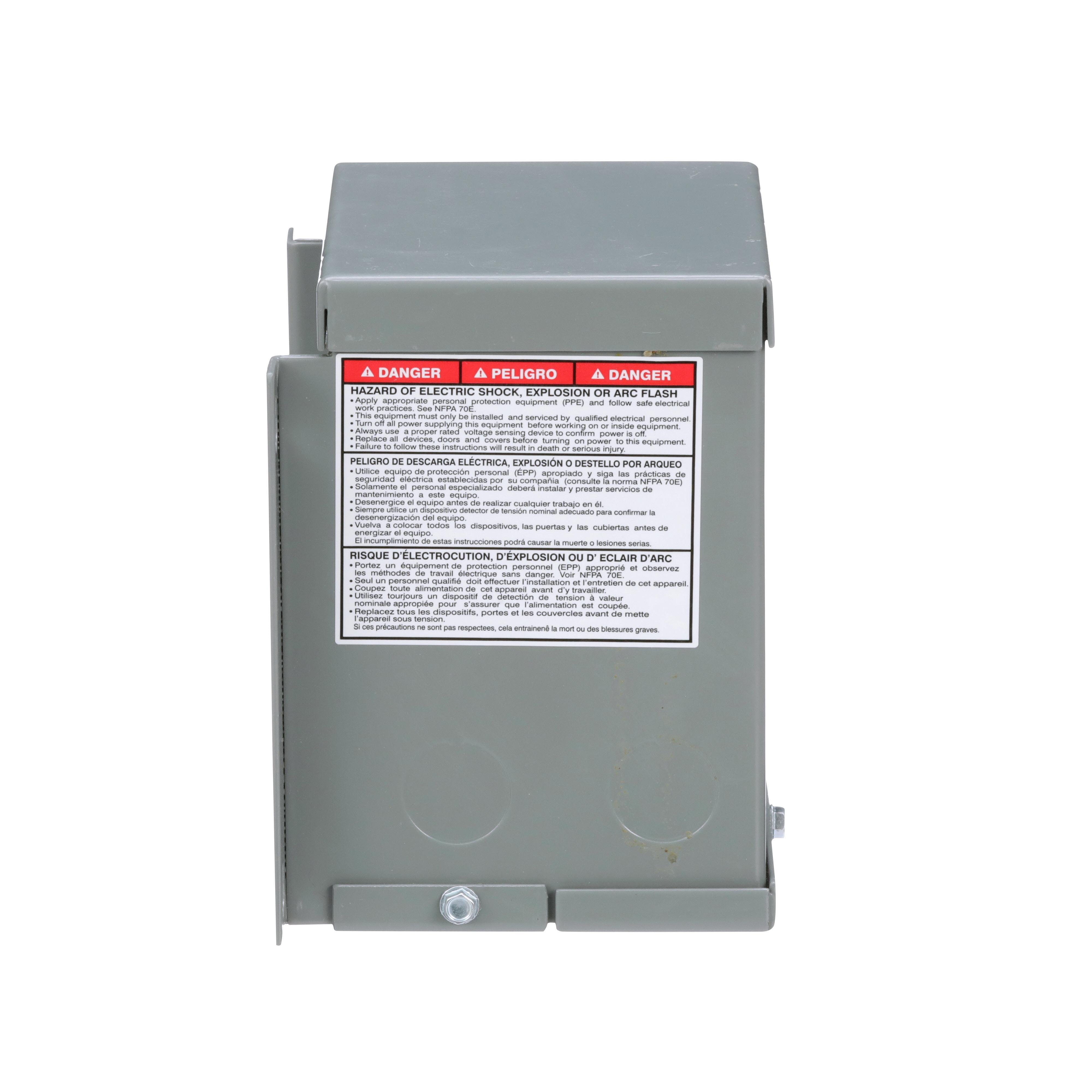 Picture of 250SV1B - Transformer, dry type, encapsulated, 0.25kVA, 1 phase, 240x480V primary, 120/240V secondary, 4A, 55C rise [TAA]