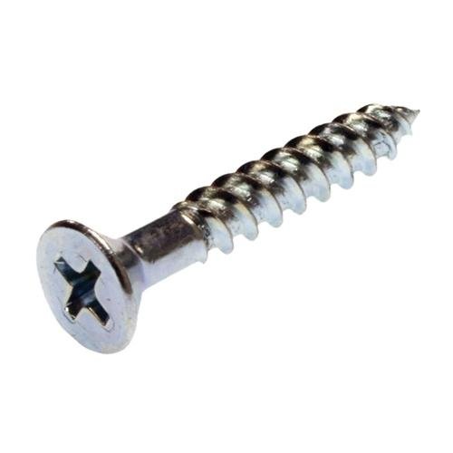 Picture of JFWP61 - 4 x 3/4 in. Flat Head Phillips Wood Screws - Steel Zinc - 100qty