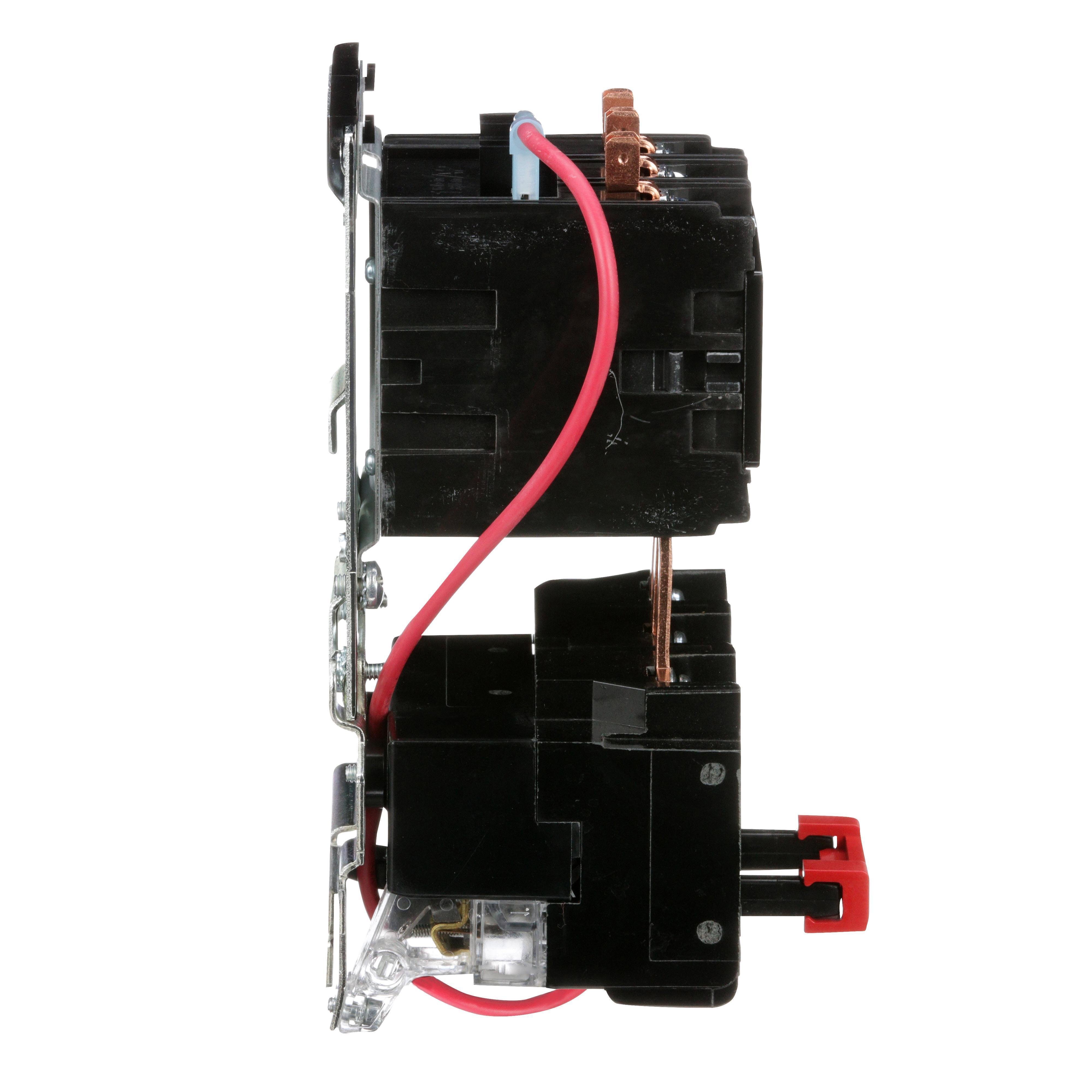 Picture of 8911DPSO13V02 - NEMA starter, Definite Purpose, 20A, 7.5HP at 600VAC, 3 phase, 3 pole, melting alloy, 120VAC coil, open