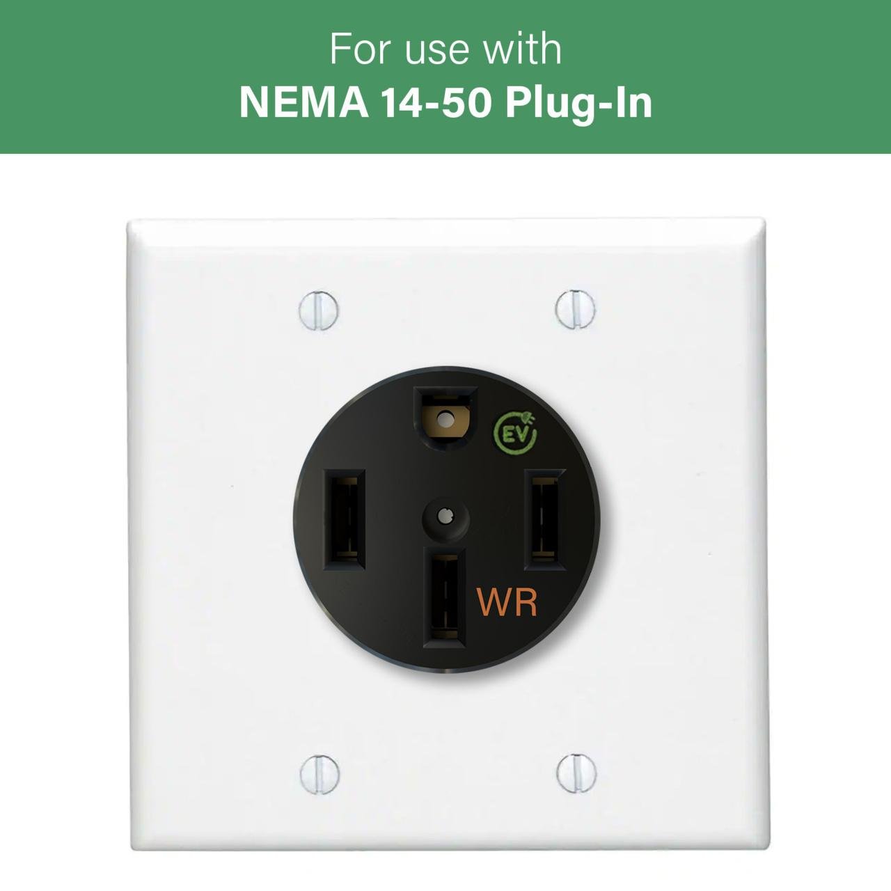 Picture of 3894WREV - 50A Weather Resistant Electrical Outlet for EV Chargers