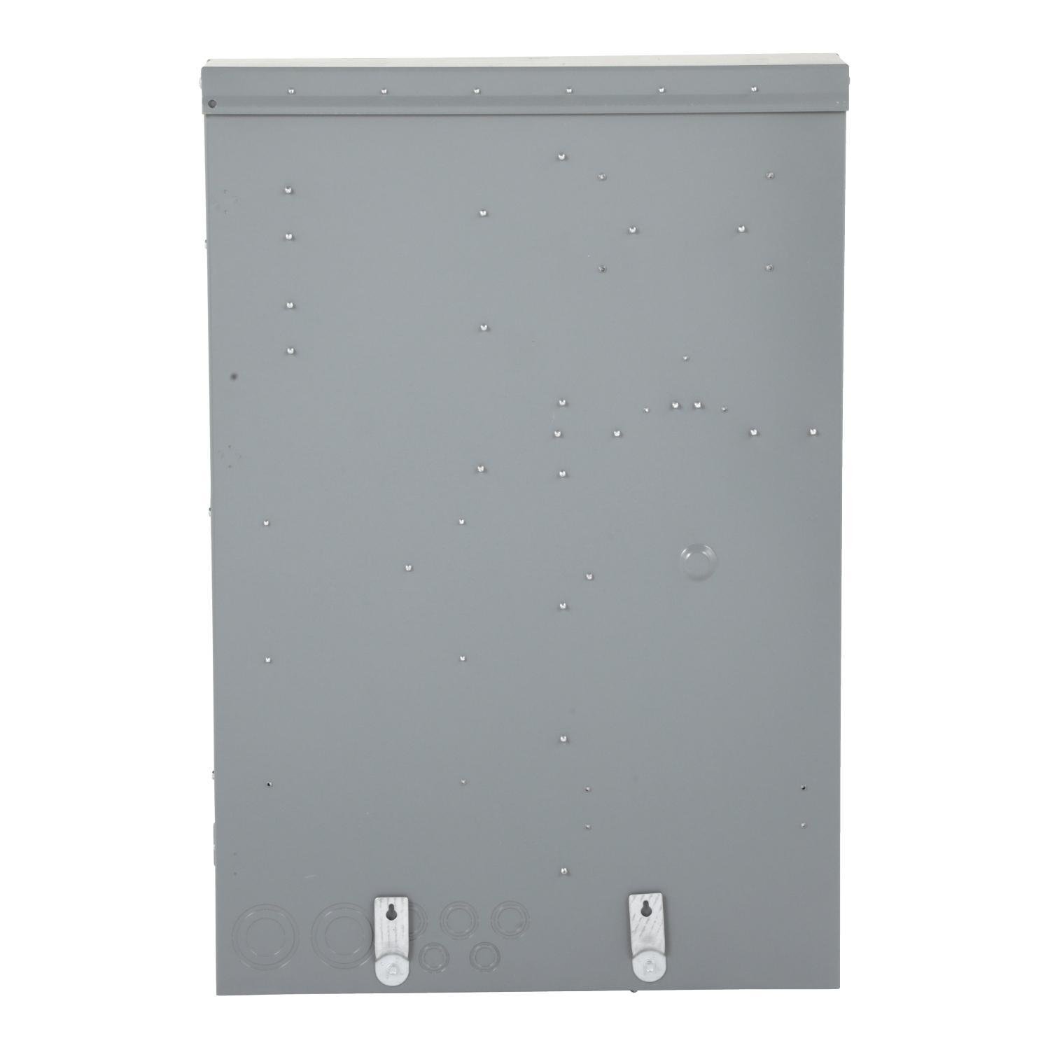 Picture of QU816D400CLX - Meter mains, QO, CSED, ringless socket, 400A, surface mount, maximum 8 spaces, 16 circuits, Class 320 with lever bypass