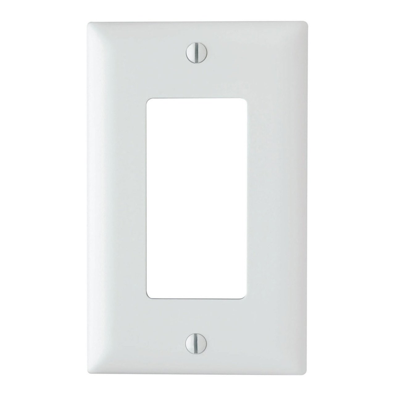 TP26-W - TradeMaster® 1-Gang Nylon Wall Plate, 1 Decorator Opening, White