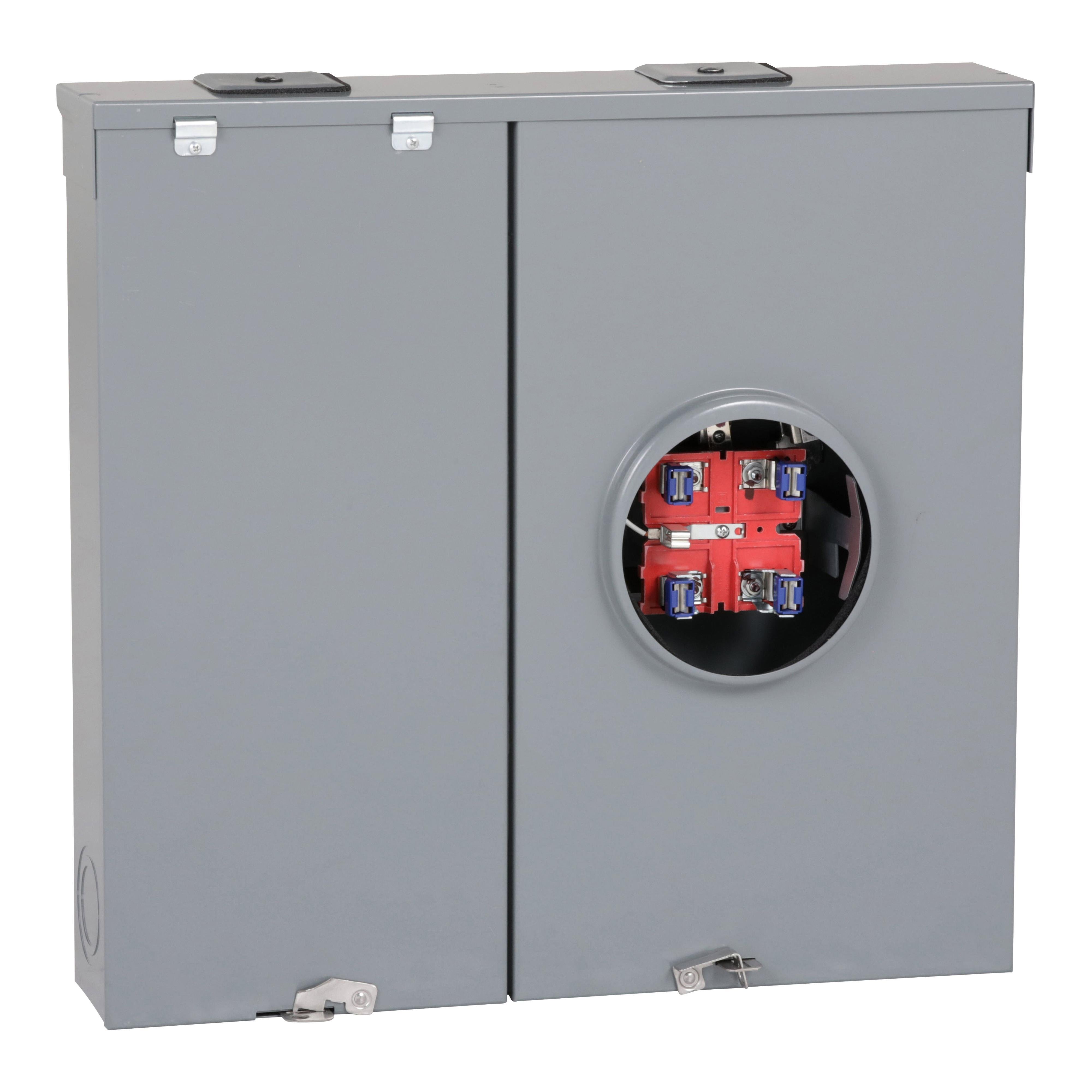 RC200SFMG - Meter mains, QO, CSED, ringless socket, 200A, outdoor surface mount, no bypass