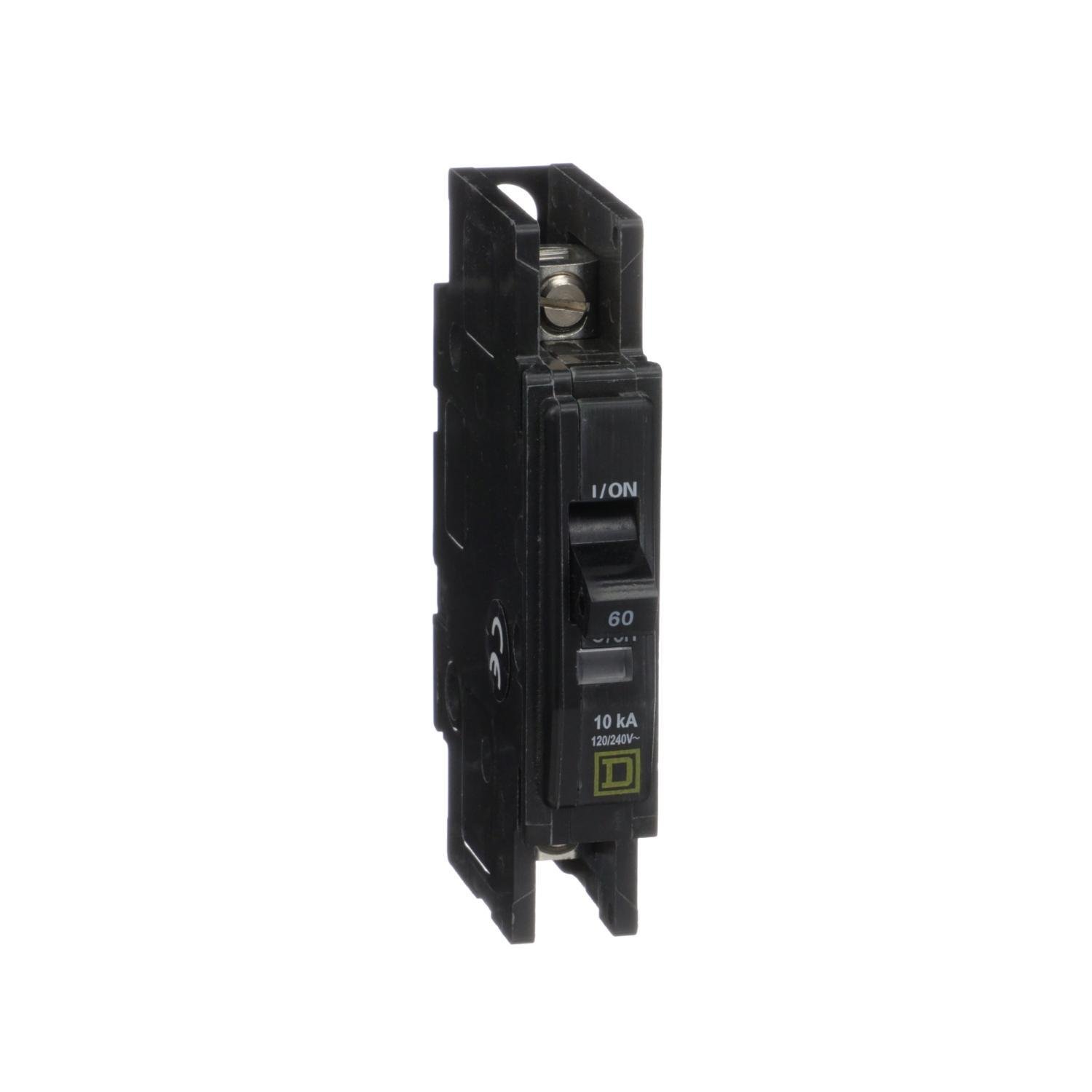 Picture of QOU160 - Mini circuit breaker, QOU, 60A, 1 pole, 120/240 VAC, 10kA