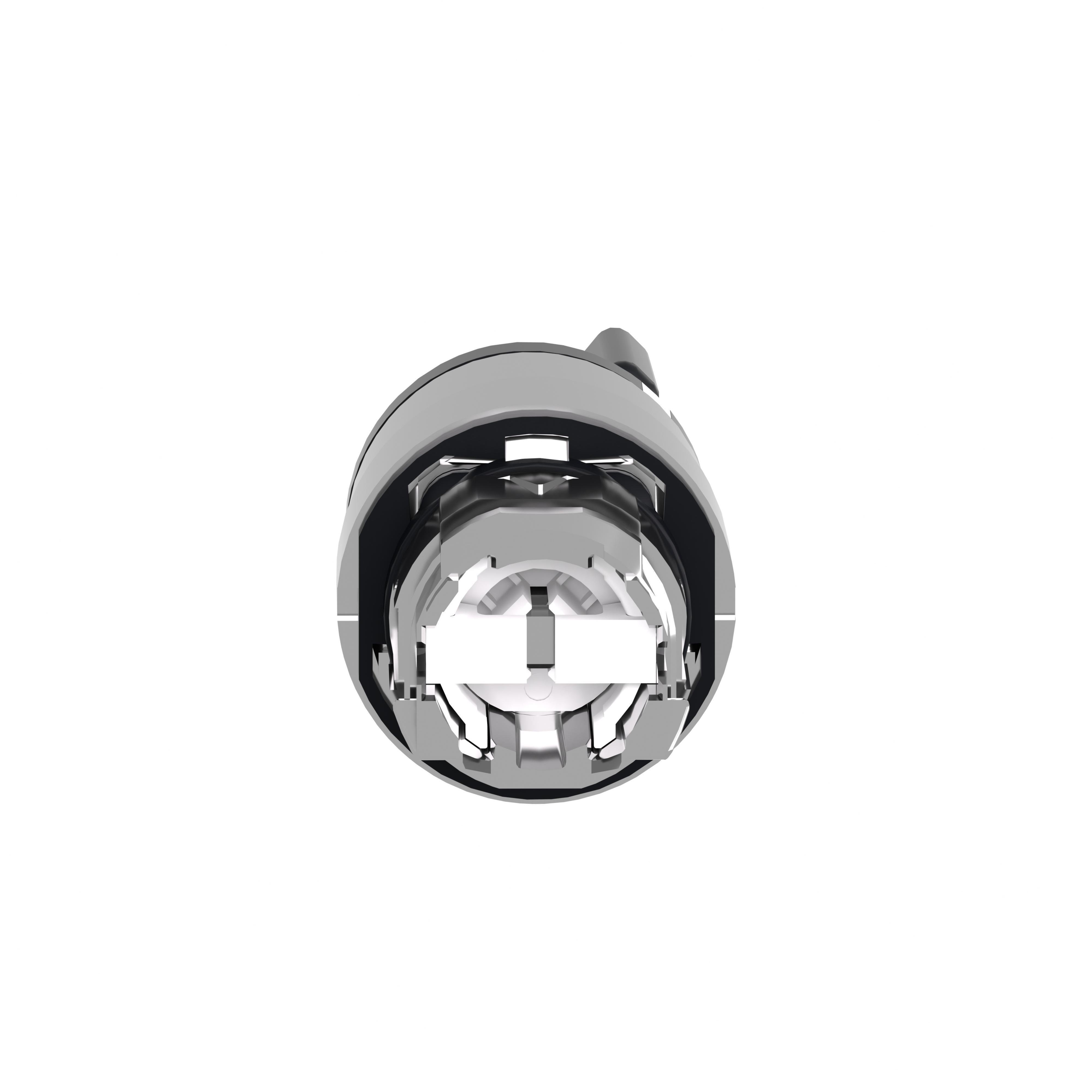 Picture of ZB4BG212 - Head for key selector switch, Harmony XB4, metal, black, 22mm, key 421E, 2 positions, stay put