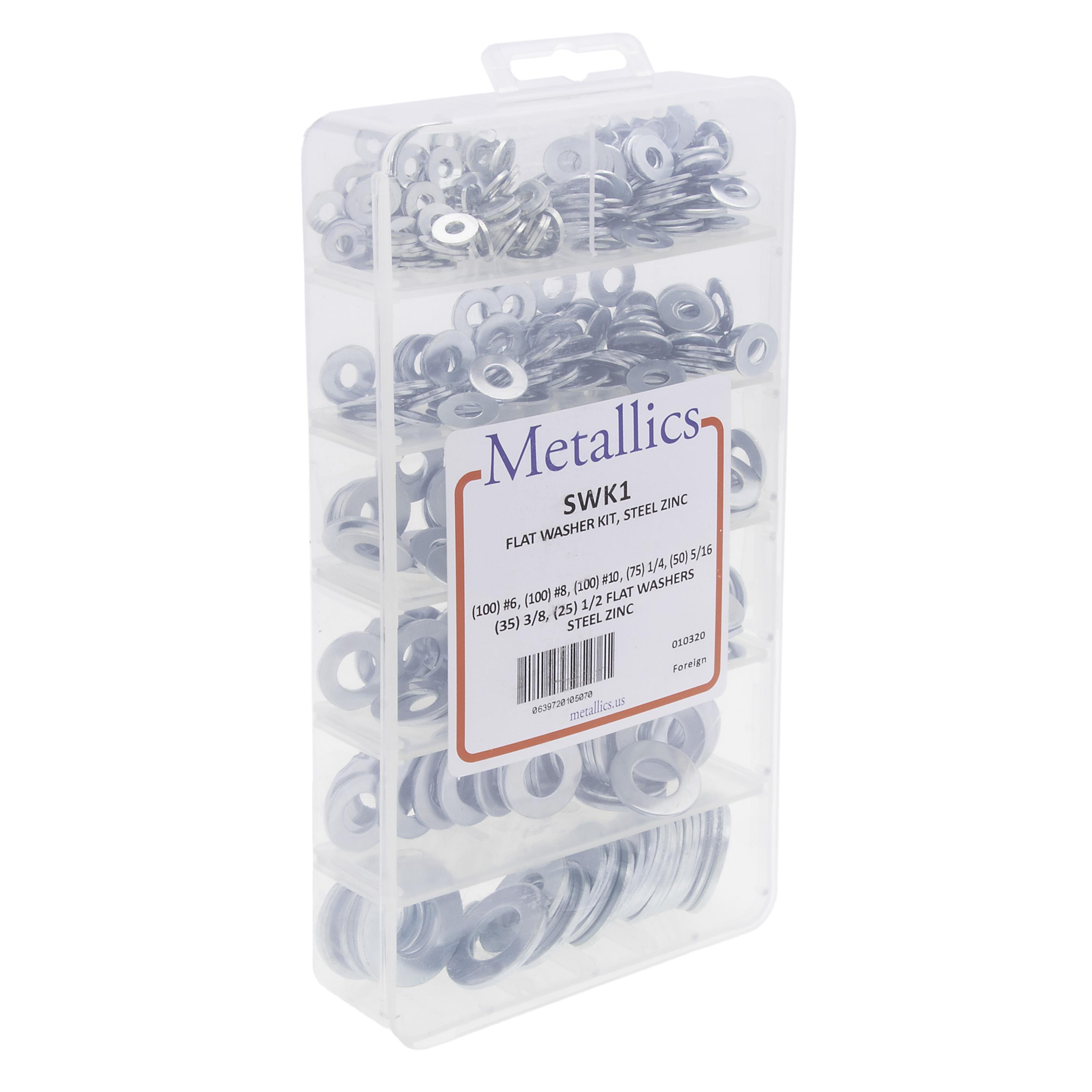 Washer Kit 485-Pc Flat St-zn (Trey 485)