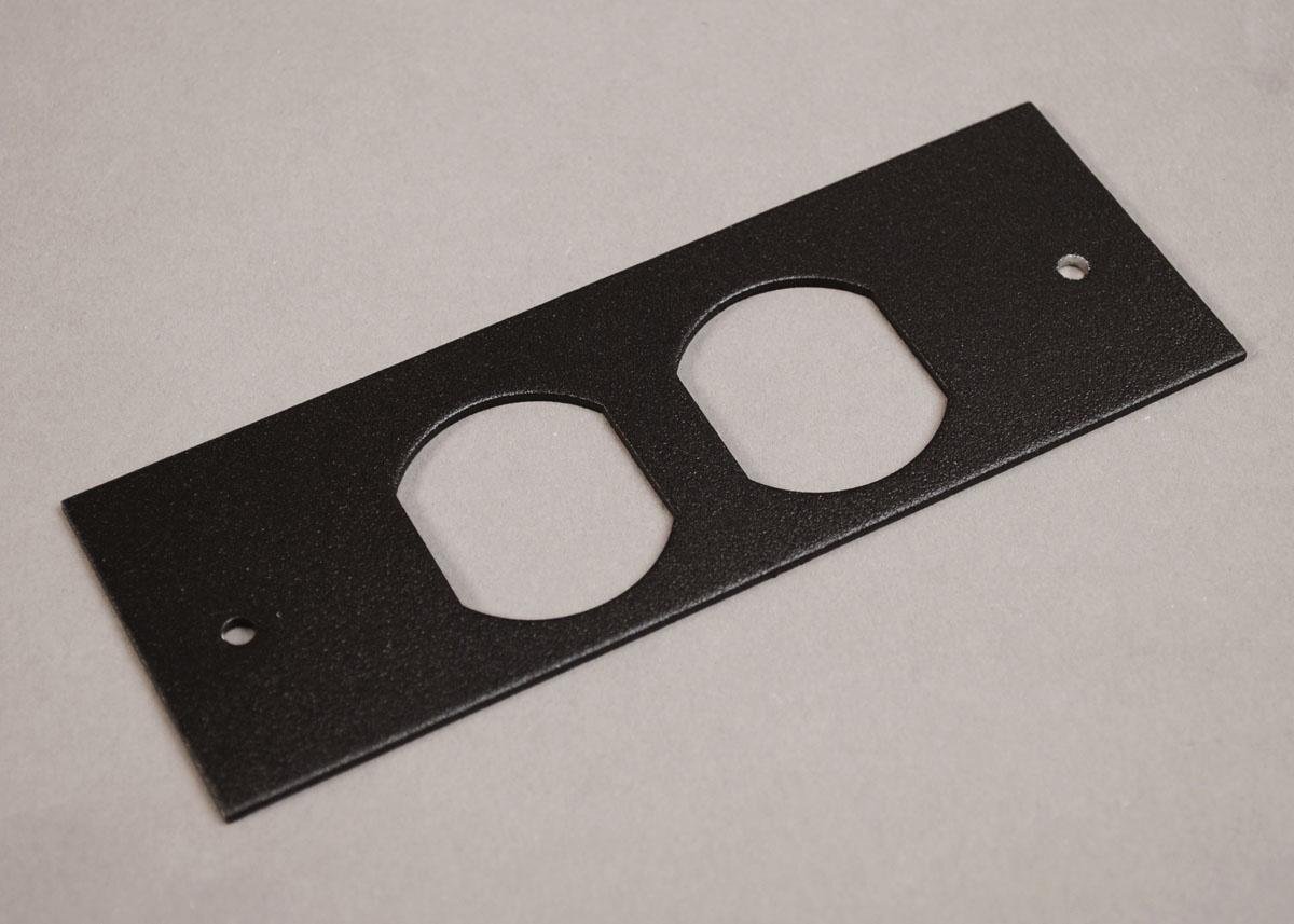 Picture of OFR47-D - Wiremold OFR Series Overfloor Raceway Duplex Device Plate