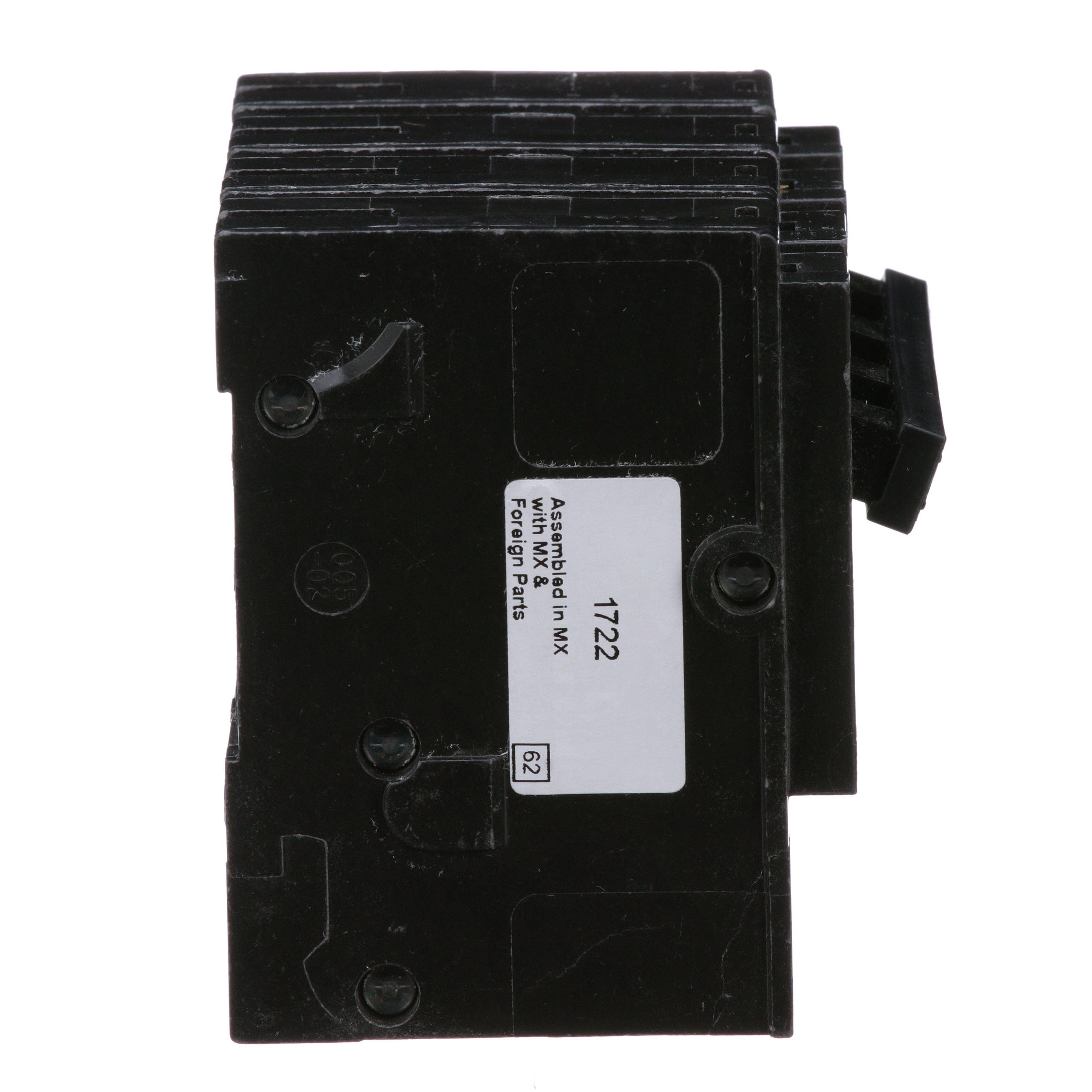 Picture of HOM2150 - Mini circuit breaker, Homeline, 150A, 4 pole, 120/240VAC, 10kA AIR, standard type, plug in, UL