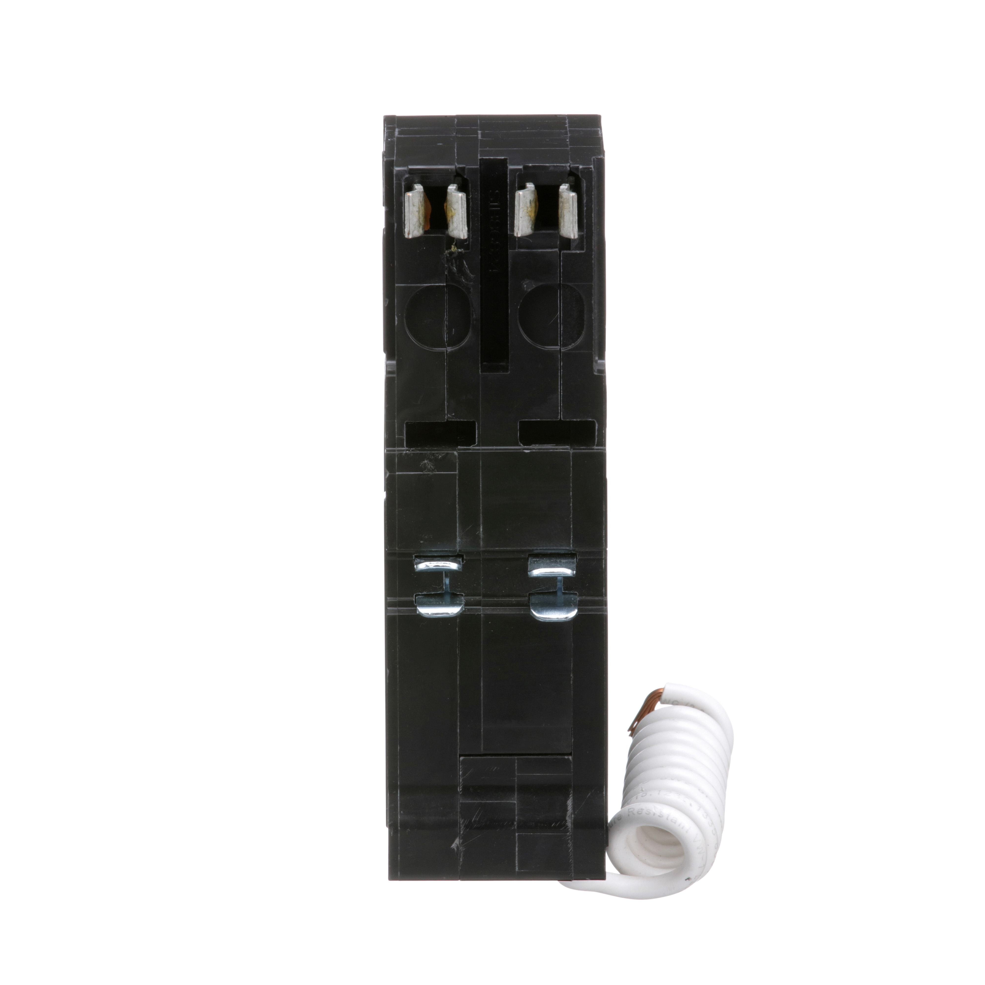 Picture of QO215CAFI - [TAA] Mini circuit breaker, QO, 15A, 2 pole, 120/240VAC, 10kA, plug in, combo ARC fault, pigtail