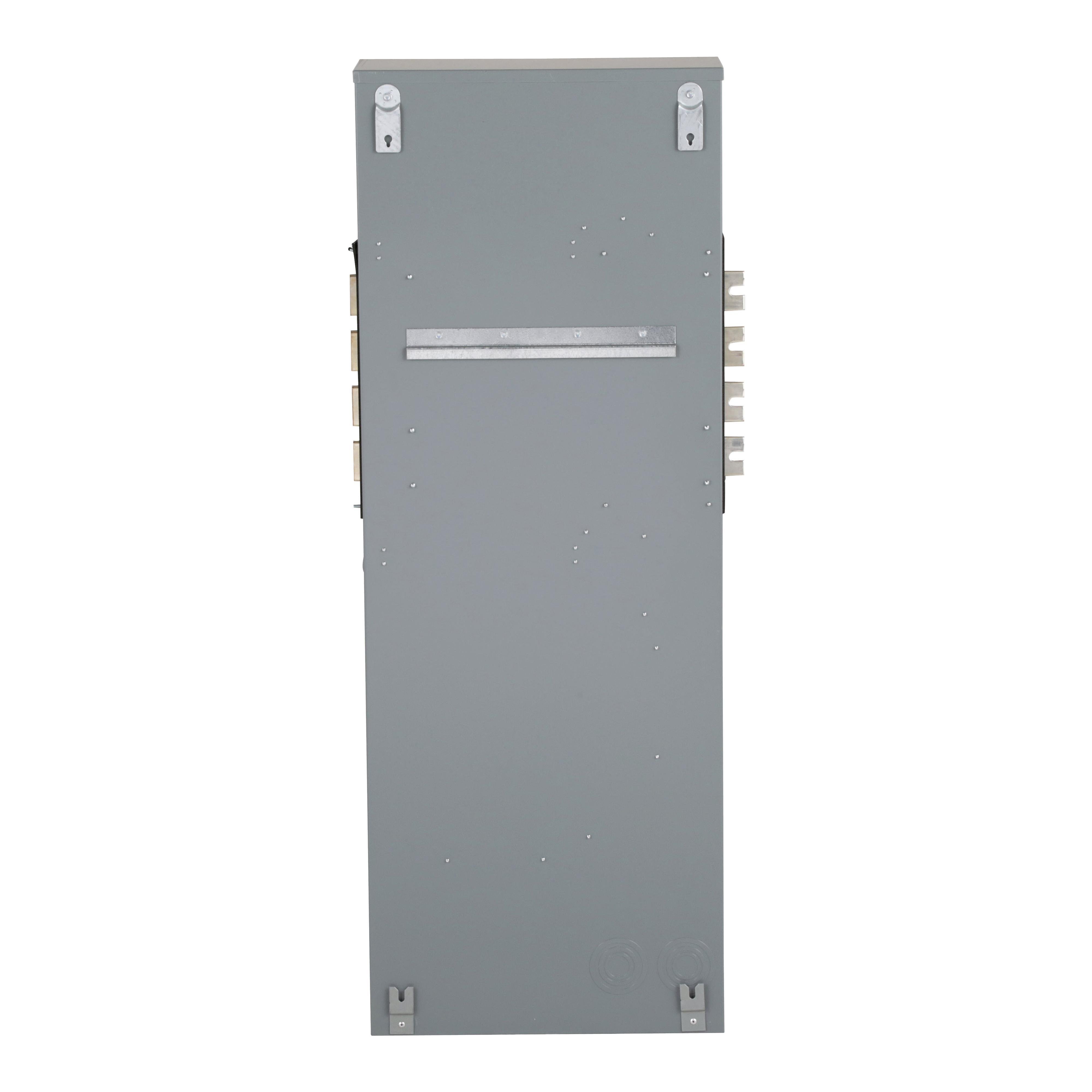 Picture of EZMT332225 - Branch unit, EZ Meter-Pak, 225A, 2 x 7 jaw sockets, 208Y/120VAC, test block bypass, ringed, 1200A Al/Cu busbar