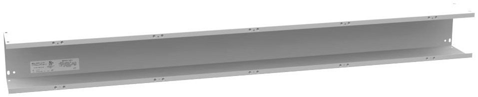6672-GHC1-NK - 6x72x6 Hinge Cover Wireway Type 1 UL Listed Steel No Knockouts ANSI 61 Gray