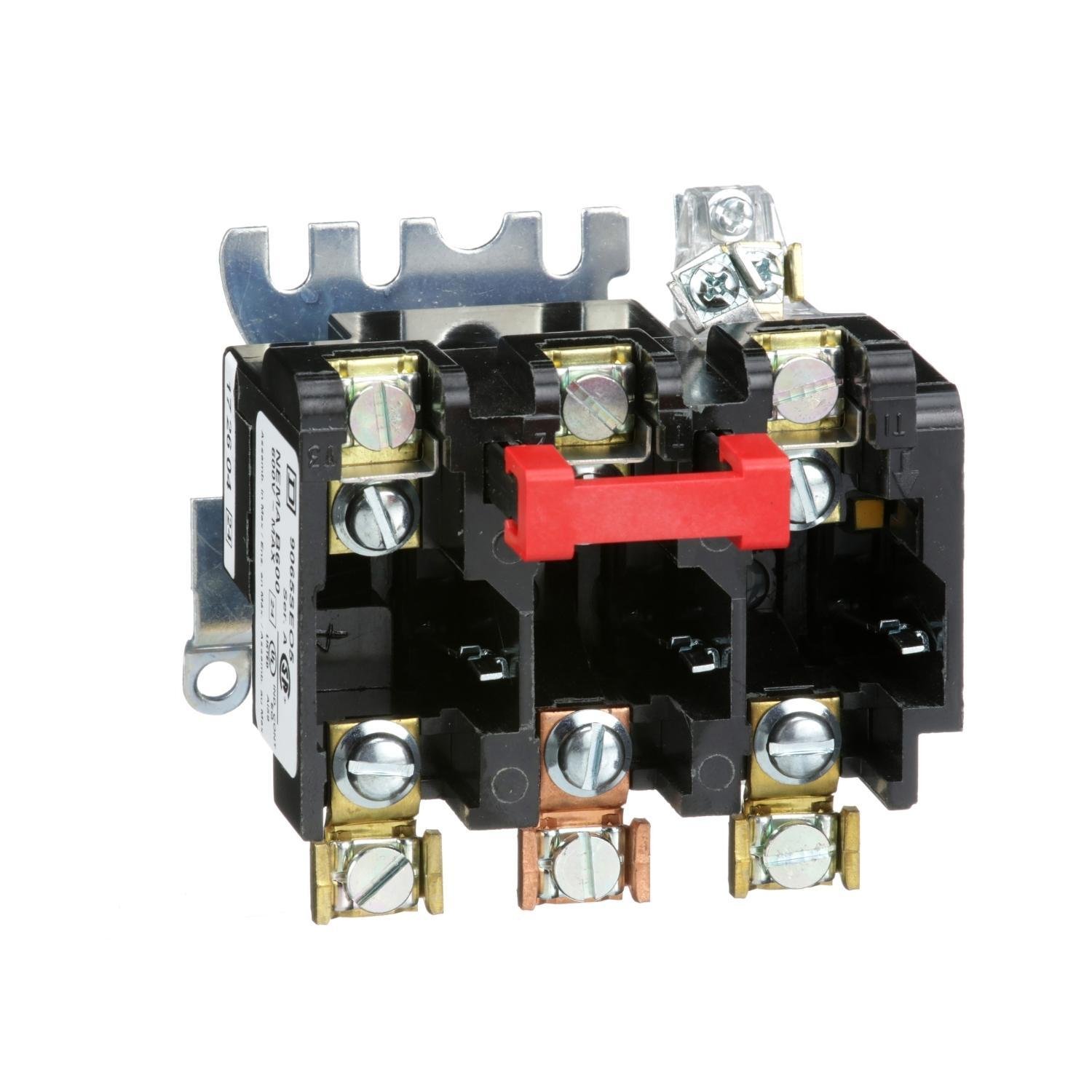 9065SEO5 - Overload Relay, Type S, melting alloy, separate mount overload, NEMA size 00, 0, 1, 3 pole, 3 phase, 25A, 600VAC
