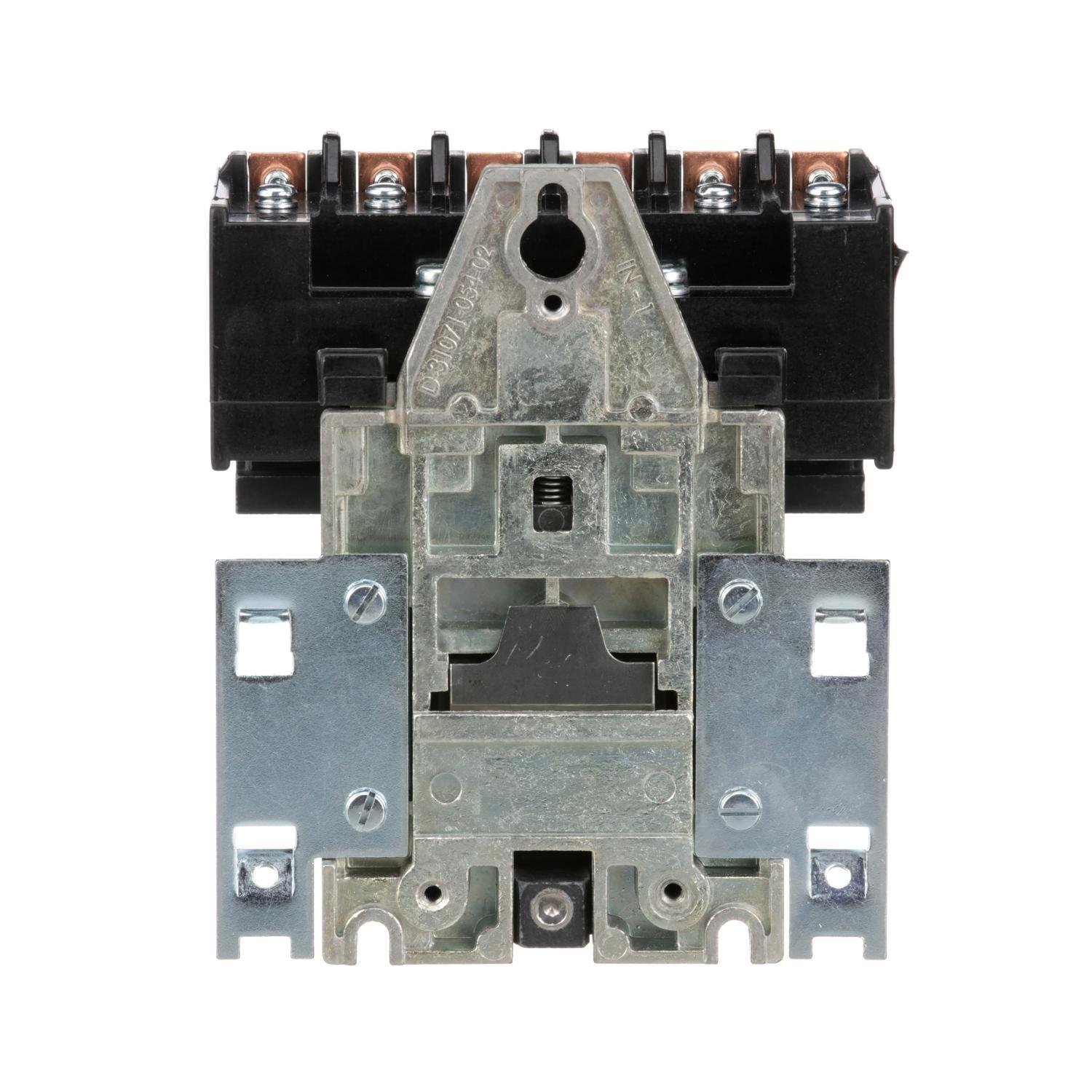 Picture of 8903LO60V04 - Contactor, Type L, multipole lighting, electrically held, 30A, 6 pole, 600V, 277VAC 60Hz coil, open style [TAA]
