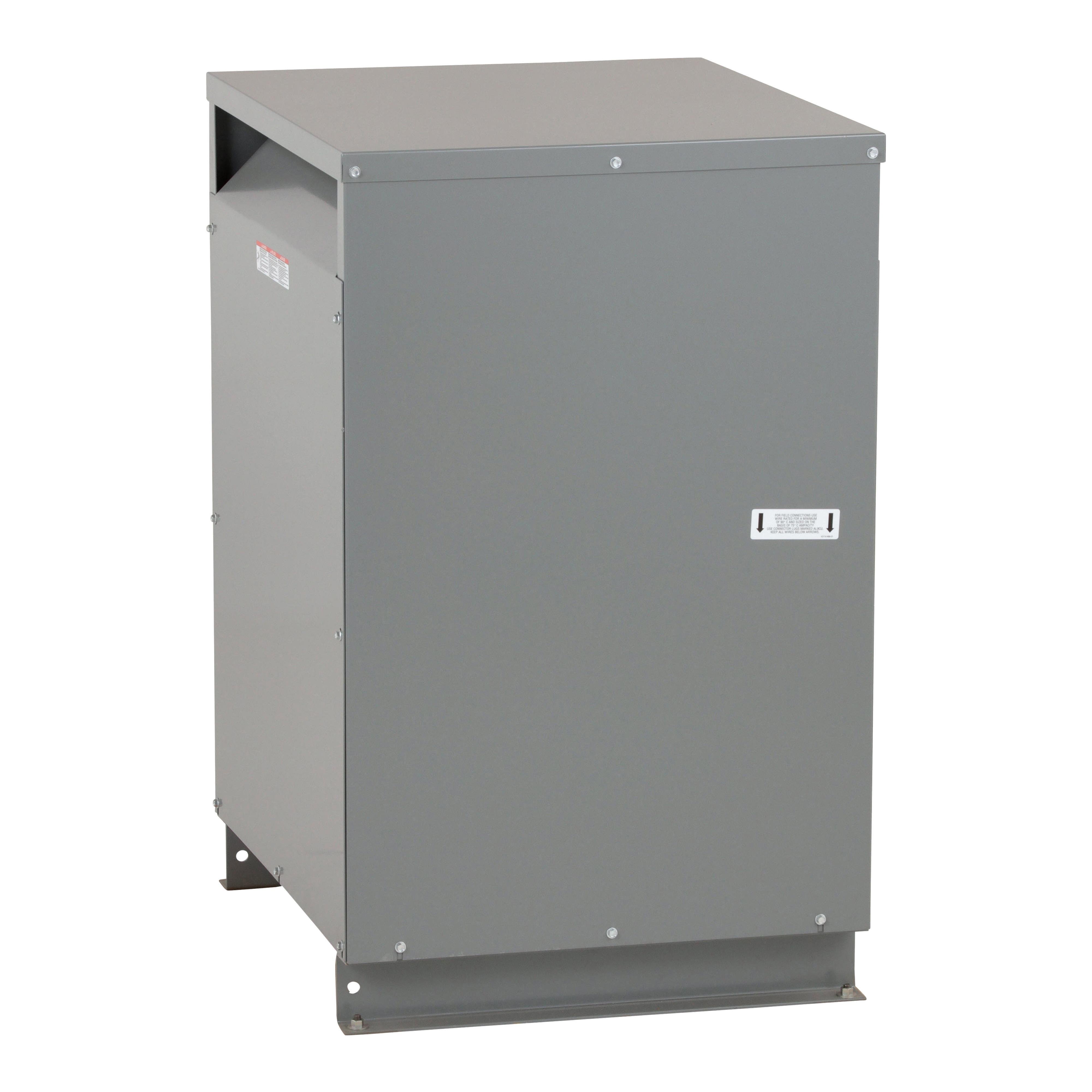 EE100S3H - Transformer, dry type, DOE 2016, 100kVA, 1 phase, 240x480V primary, 120/240V secondary, 22D, 150C rise
