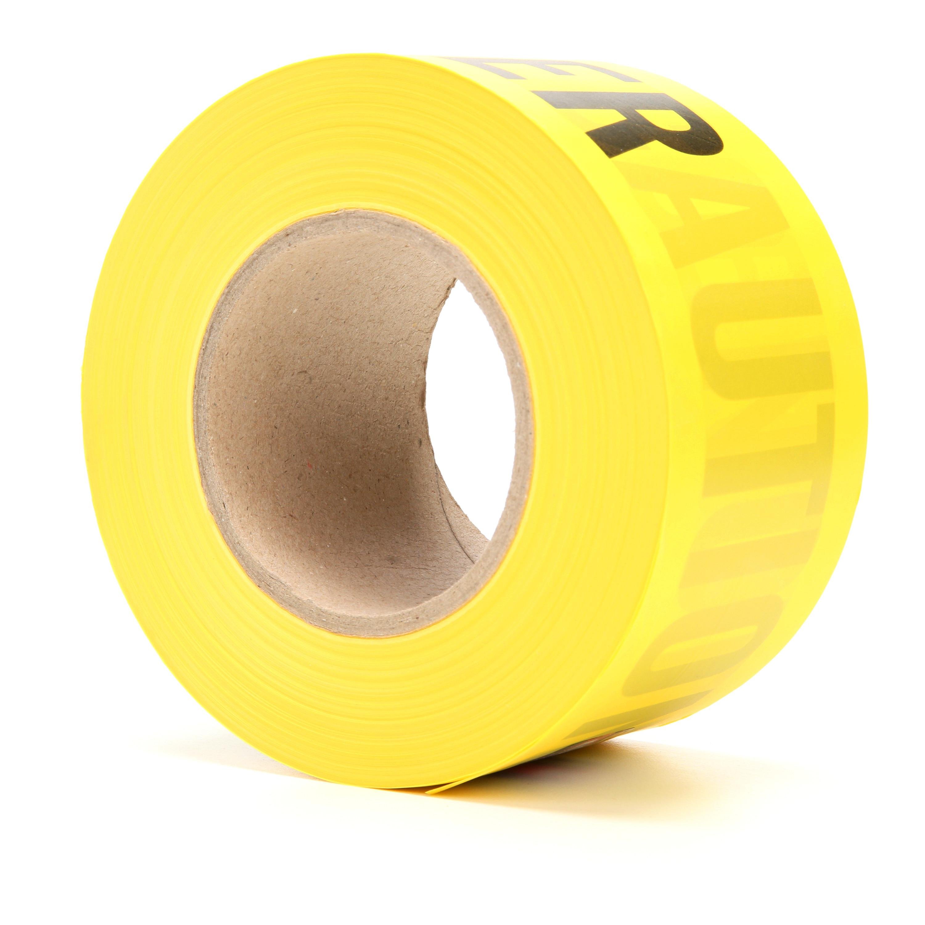 366 - Scotch Buried Barricade Tape 366, CAUTION BURIED CABLE TV LINE BELOW, 3 in x 1000 ft, Orange, 8 rolls/case, BULK