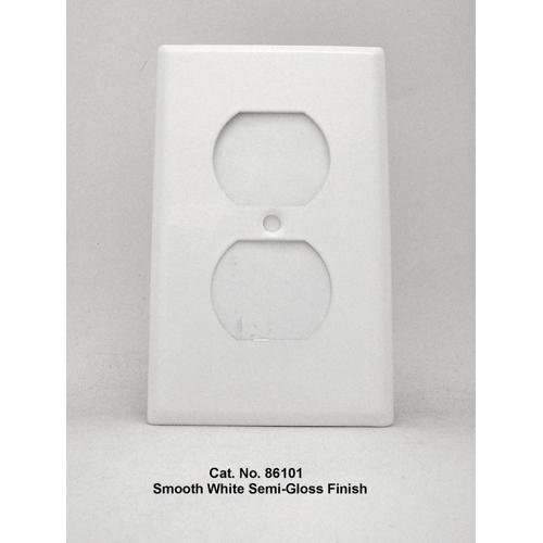 86101 - 1 Gang White Duplex Receptacle