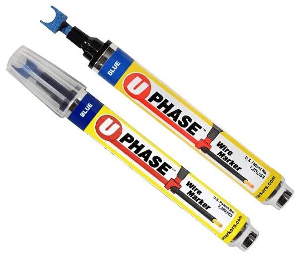 RACK 52493, 4 Pack Wire Marker Kit (Gray, Orange, Yellow, Brown)