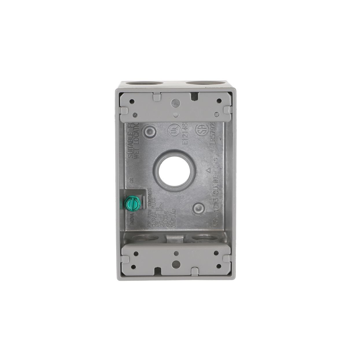 Picture of 5322-0 - 5322-0 1-Gang Weatherproof Box With 5 1/2 Hubs