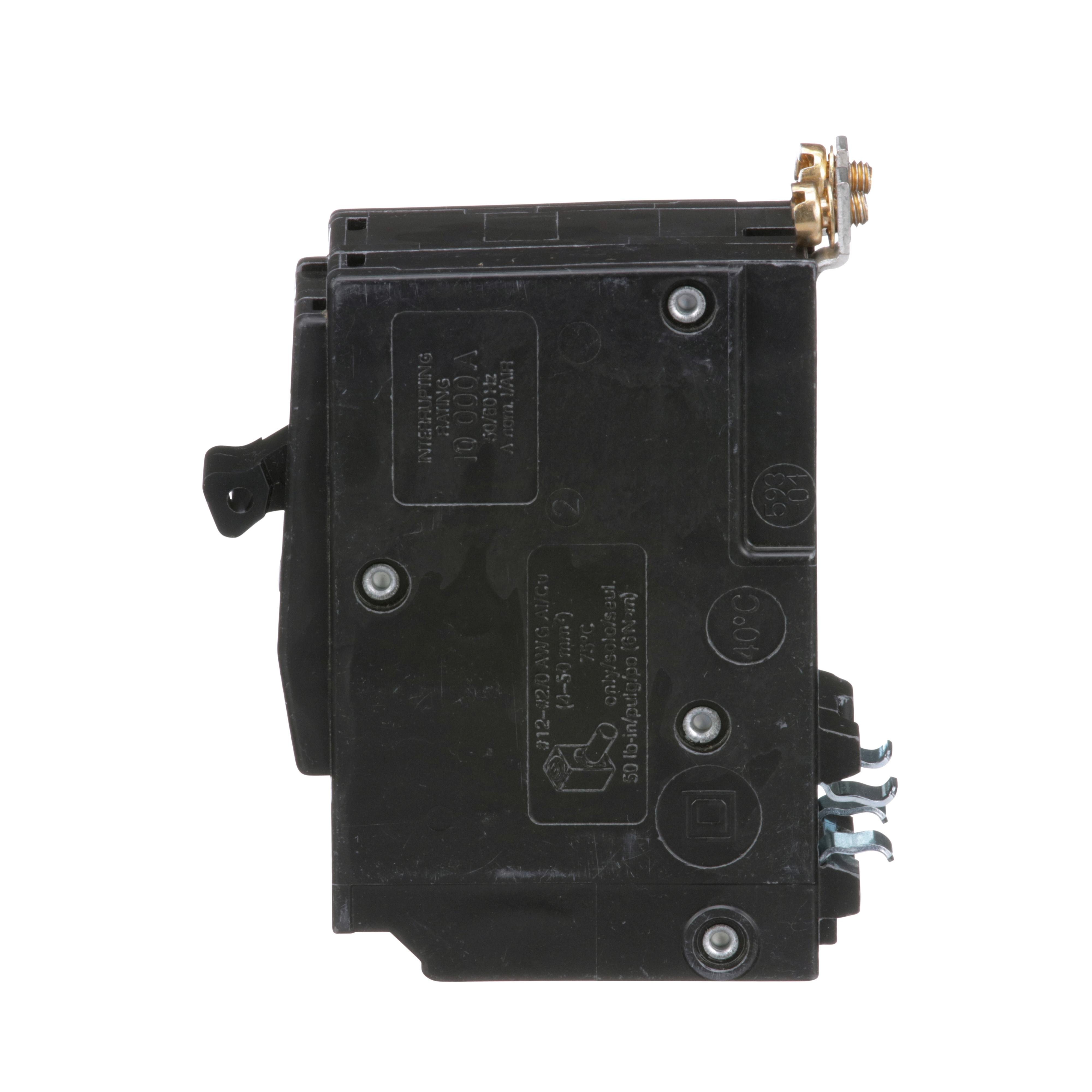 Picture of QOB280 - Mini circuit breaker, QO, 80A, 2 pole, 120/240VAC, 10kA, bolt on
