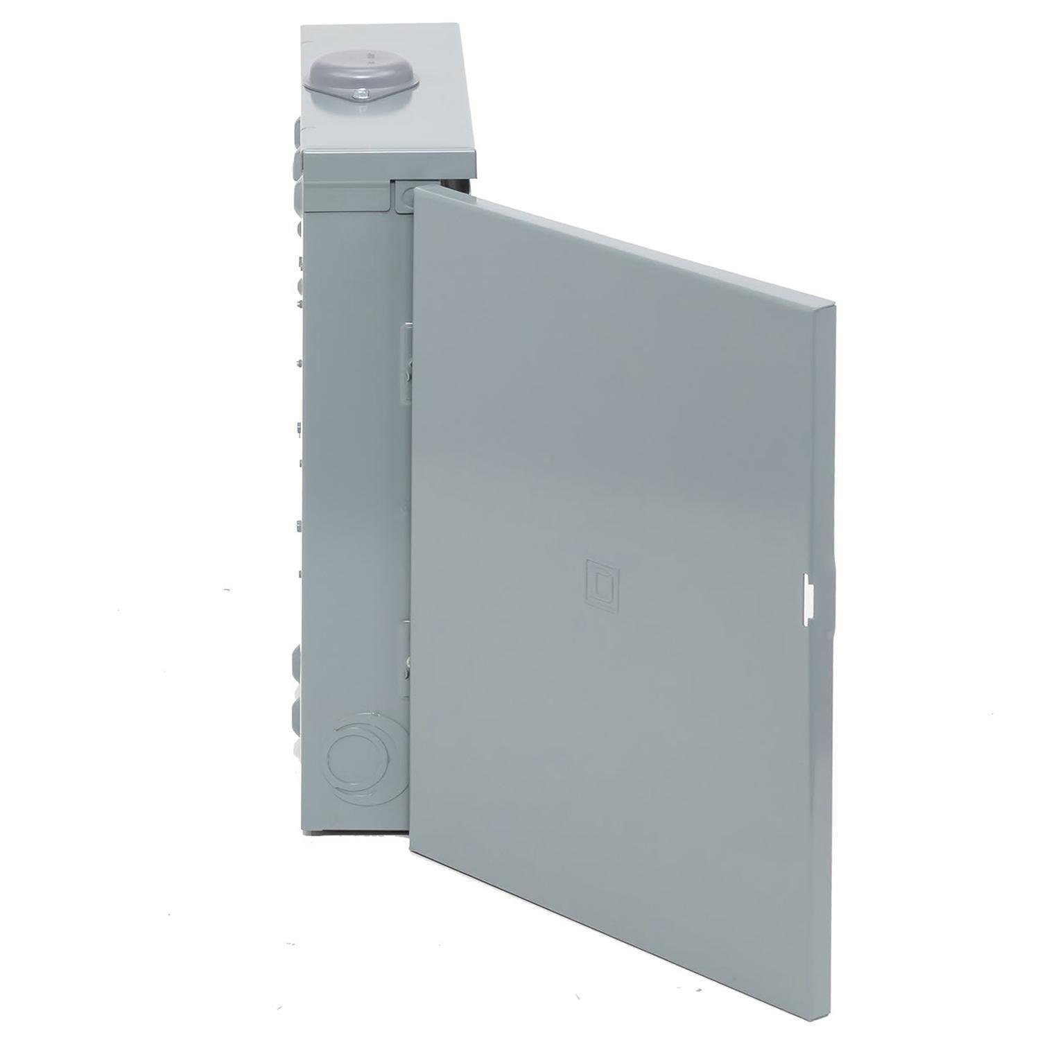 Picture of QO112L125PGRB - Load center, QO, 1 phase, 12 spaces, 24 circuits, 125A convertible main lugs, PoN, NEMA3R, gnd bar