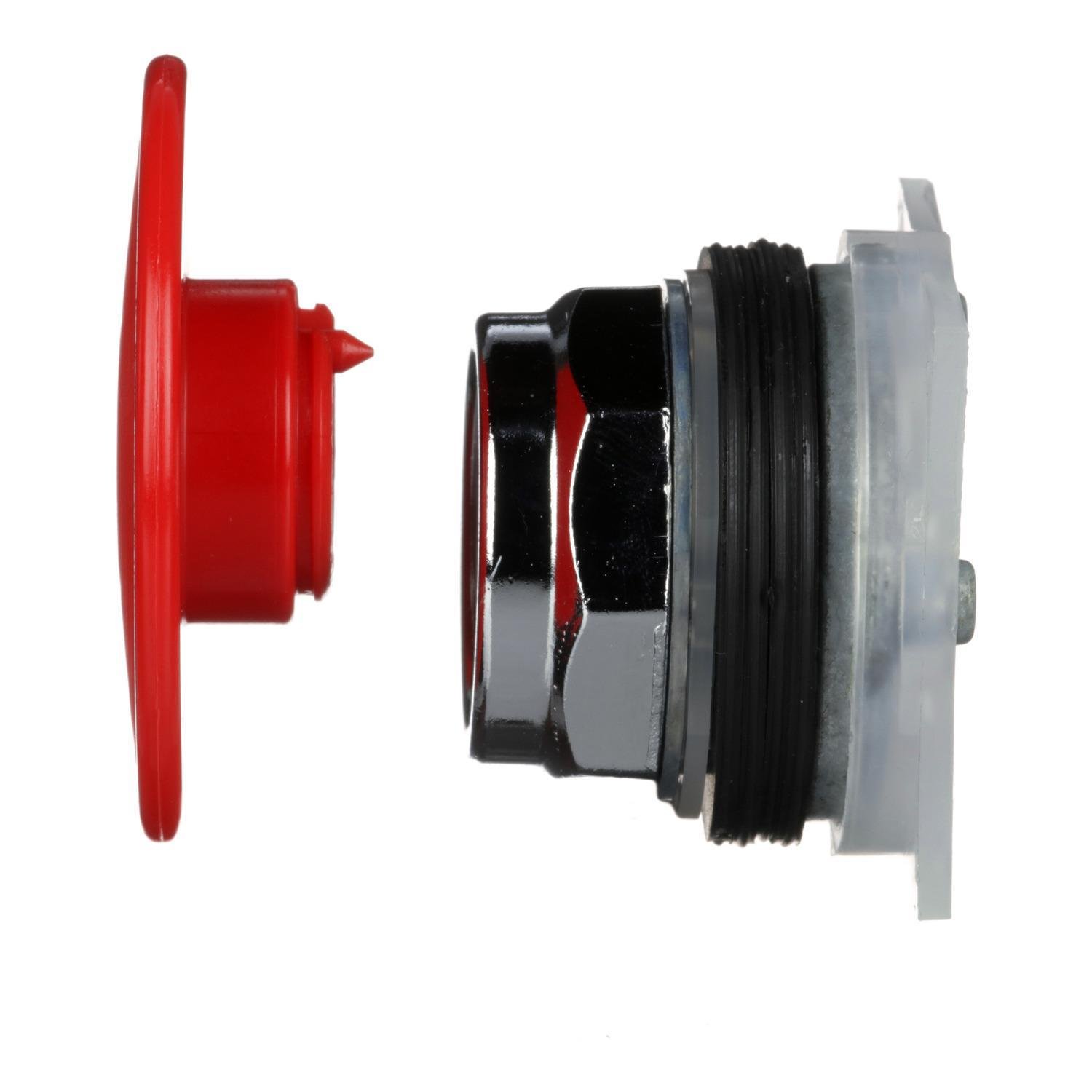 Picture of 9001KR5R - 30mm Push Button, Type K, mushroom button operator, 2.25 inch diameter, plastic red cap