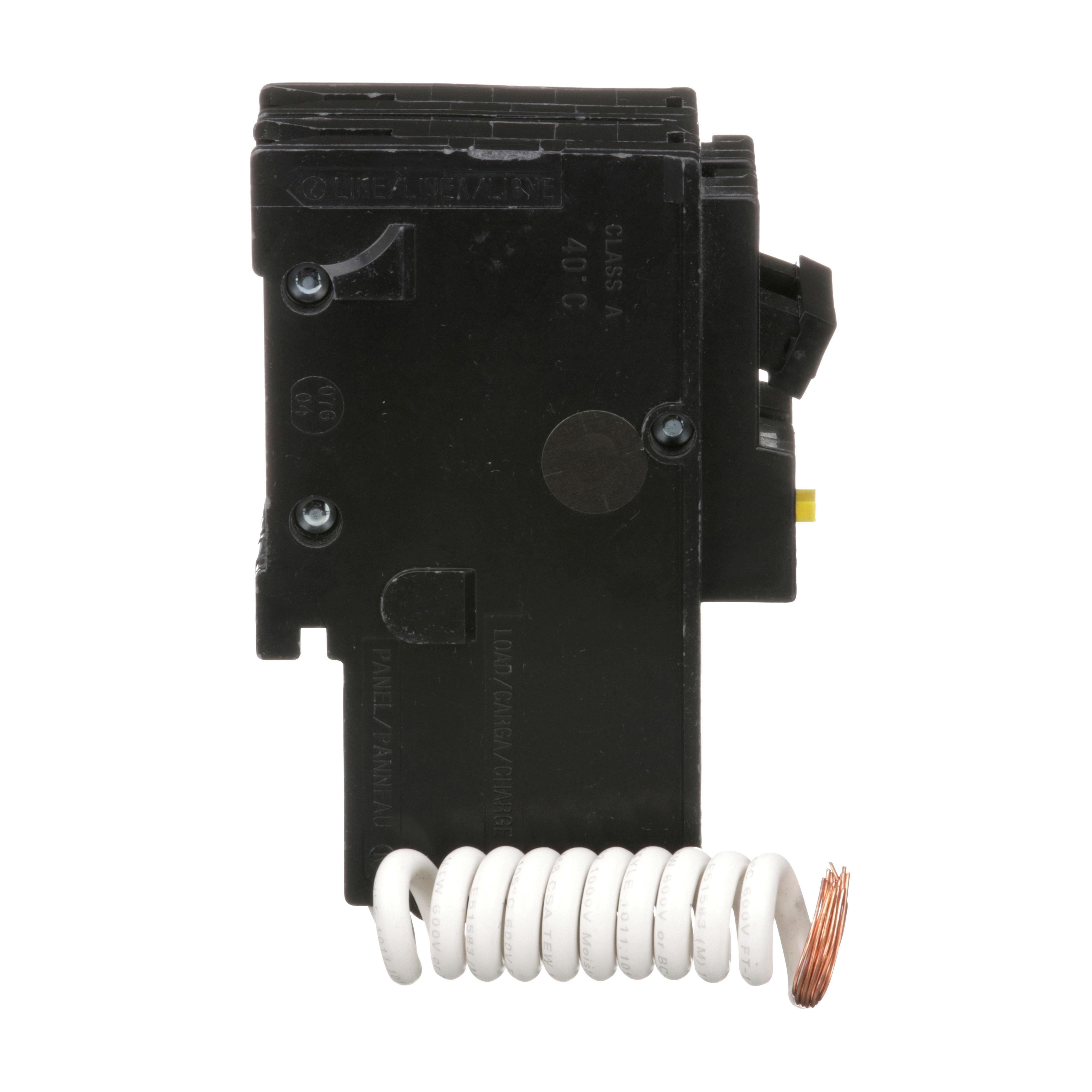 Picture of HOM230GFI - [TAA] Mini circuit breaker, Homeline, 30A, 2 pole, 120/240VAC, 10kA AIR, ground fault class A, plug in, UL