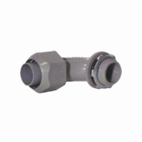 Picture of 471-NMLTS - Nonmetallic Liquid Tight Screw-On 90-Degree Connector 3/4", Nylon