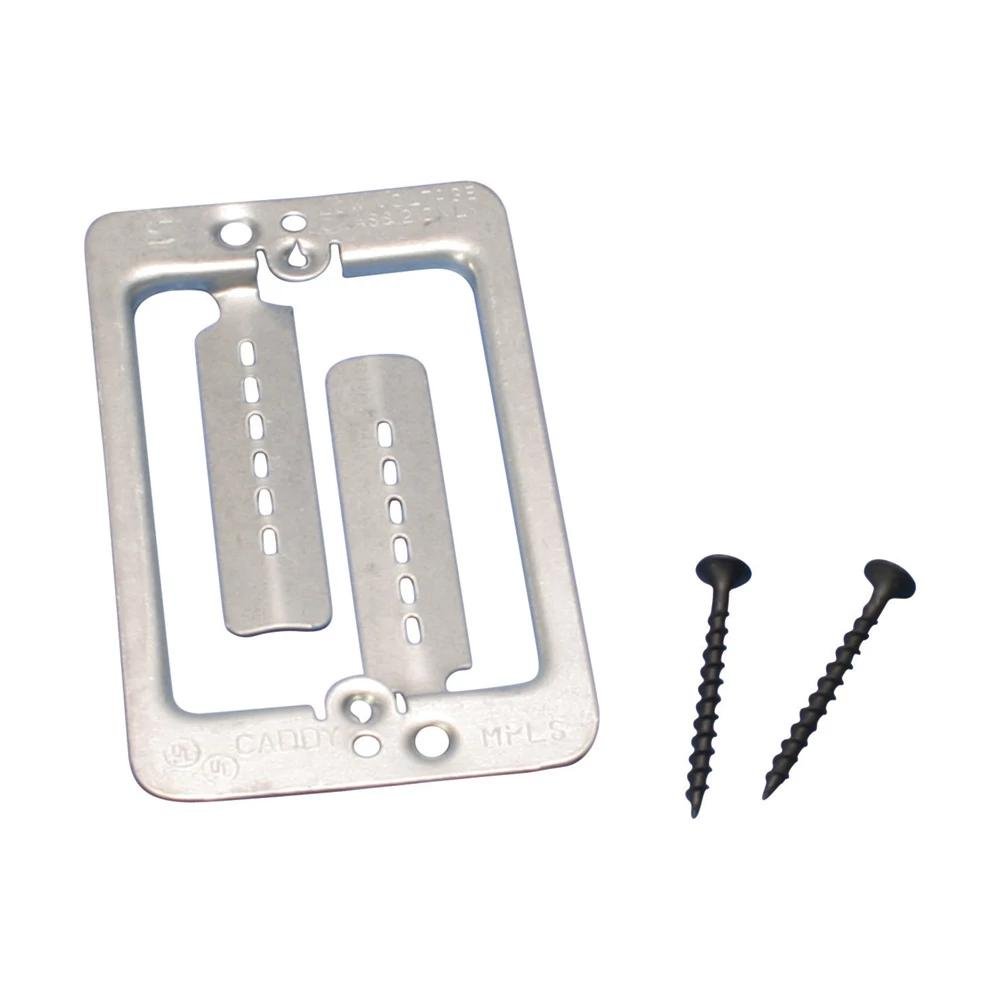 MPLS - Low-voltage mounting plate with screws, 1 gang