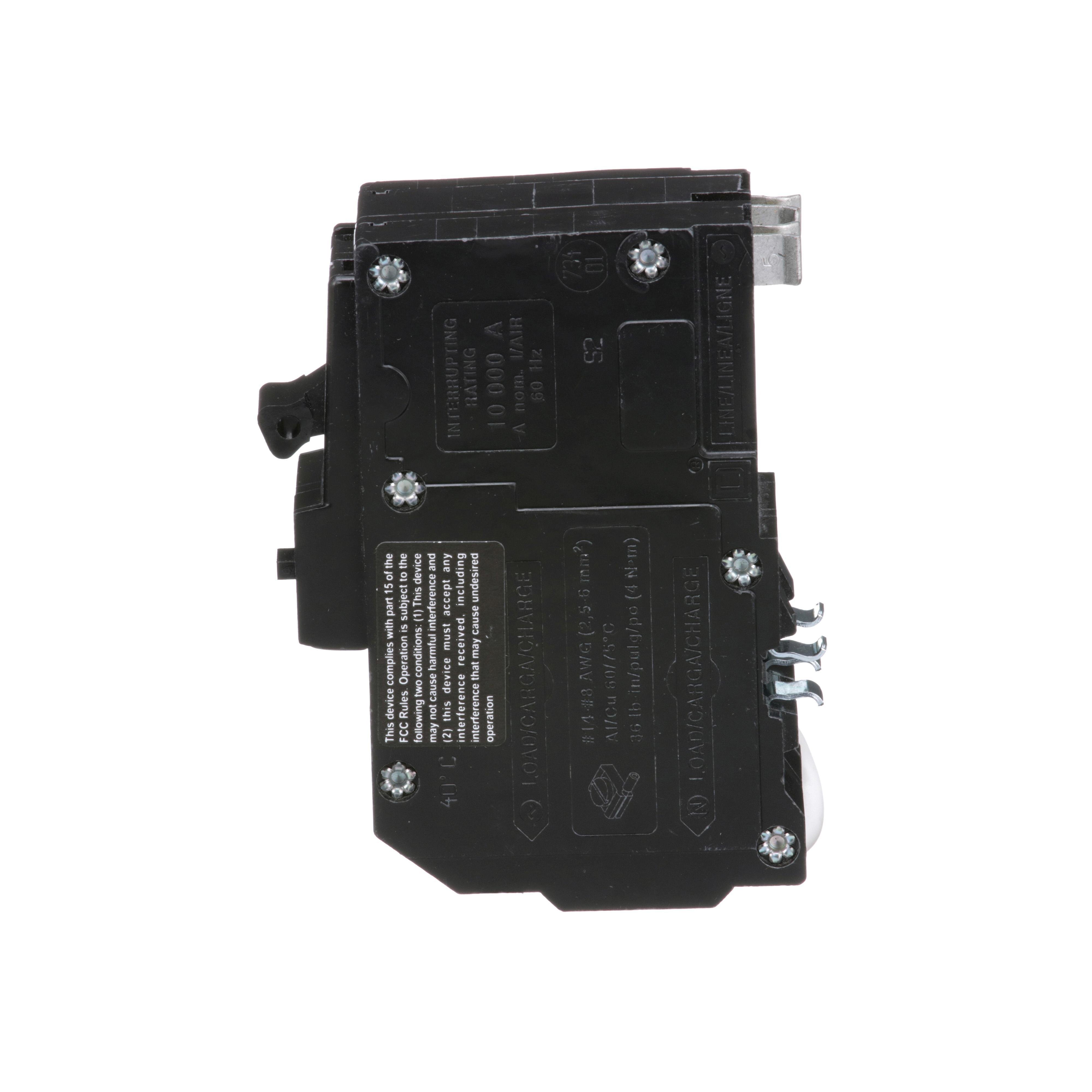 Picture of QO220EPD - Mini circuit breaker, QO, 20A, 2 pole, 120/240VAC, 10kA, plug in, 30mA grd fault B [TAA]