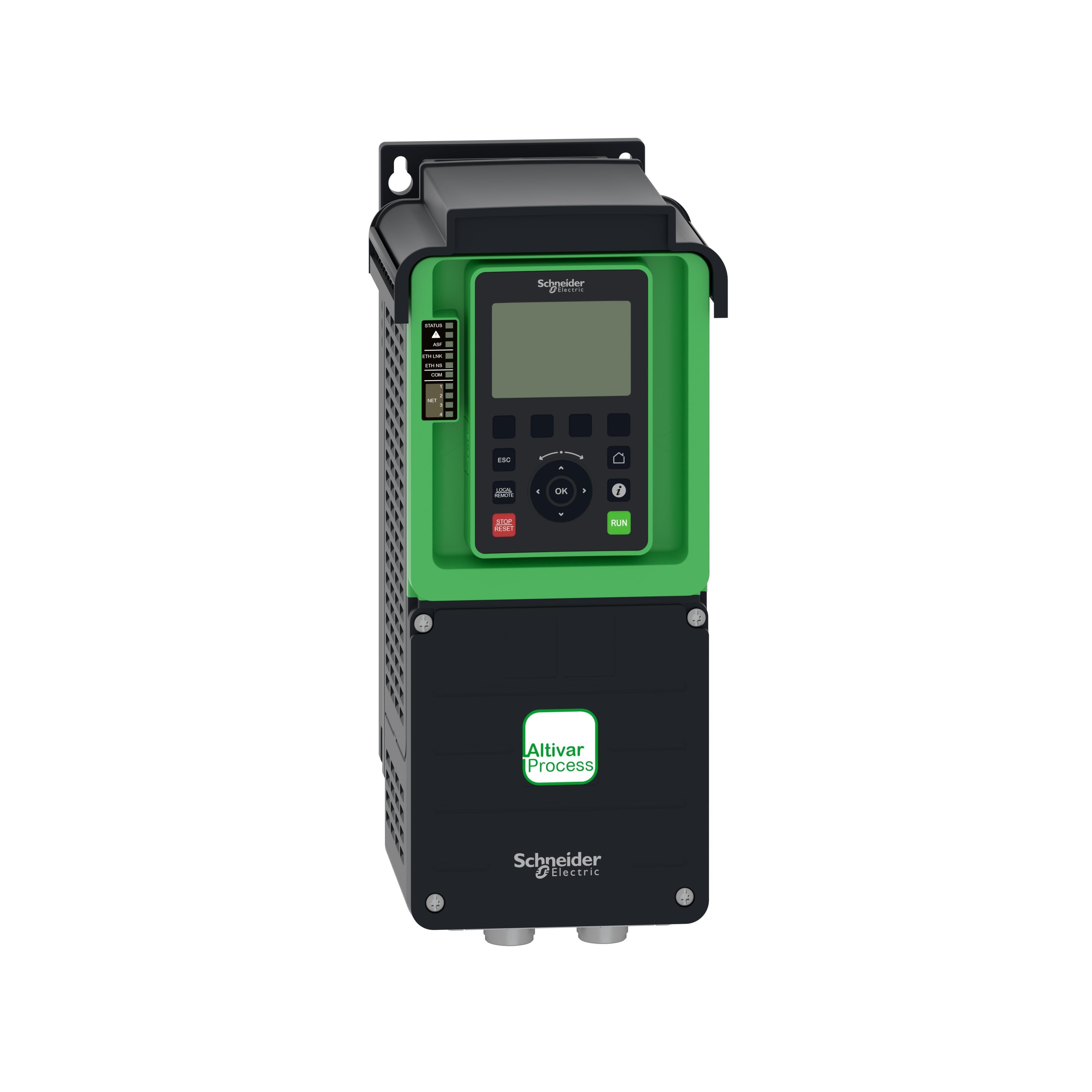 ATV630U22N4 - Variable Speed Drive, Altivar Process ATV600, ATV630, 2.2kW, 3hp, 380 to 480V, IP21, UL type 1