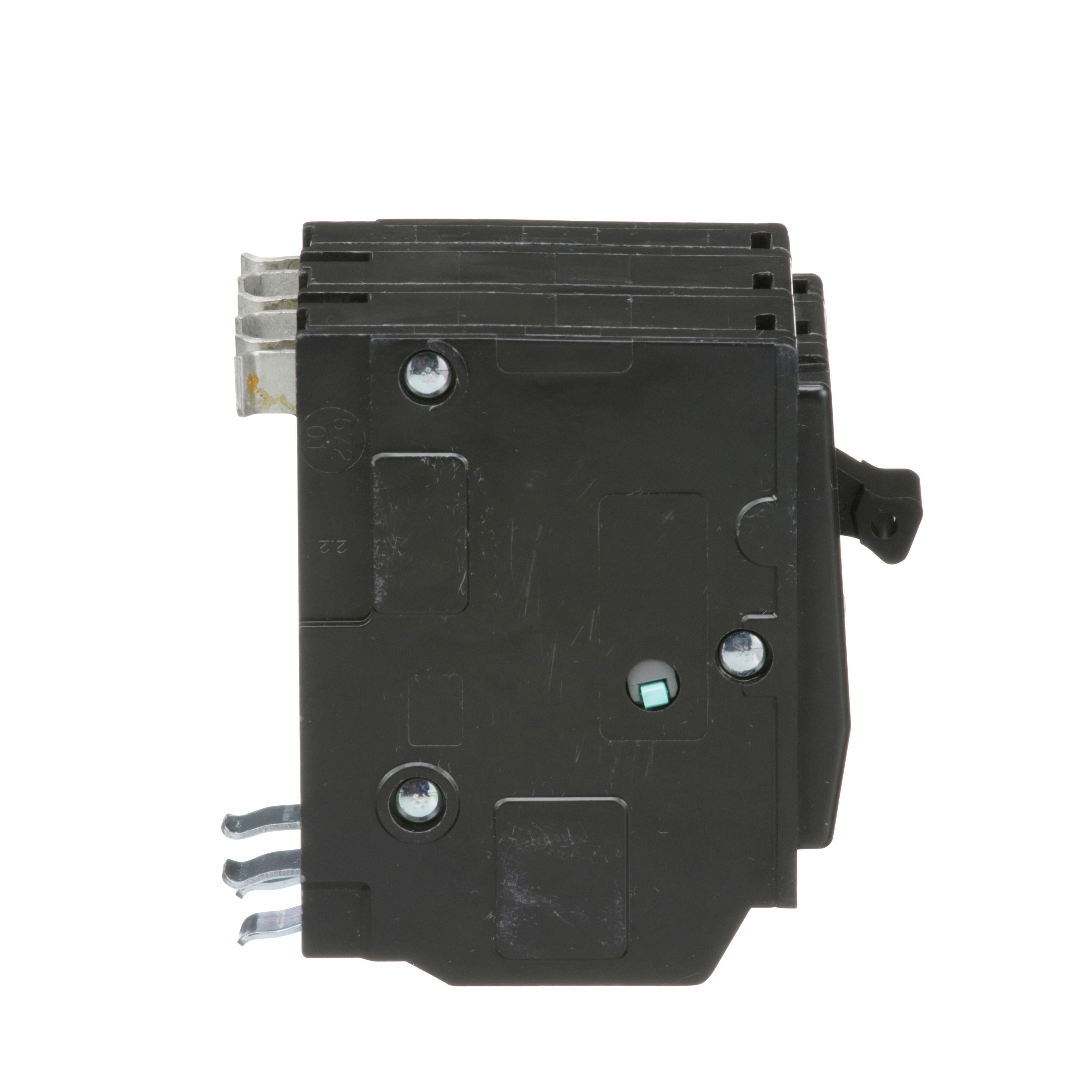 Picture of QO360 - Mini circuit breaker, QO, 60A, 3 pole, 120/240VAC, 10kA, plug in