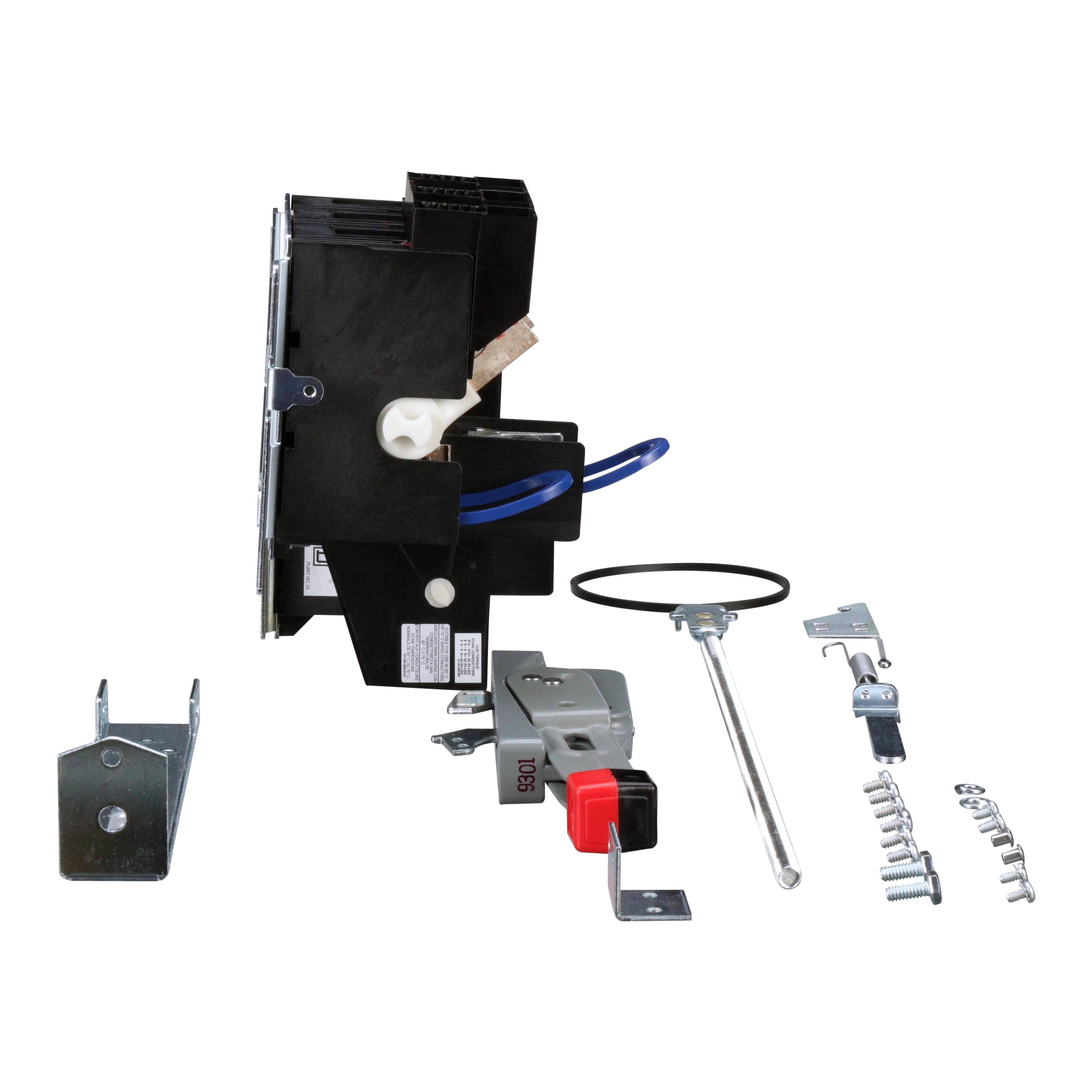 Picture of 9422ATCF331 - Operating mechanism, flange mounted, variable depth, 30A, 600V, fuseholder, switch mechanism, 6 inch handle, NEMA 4