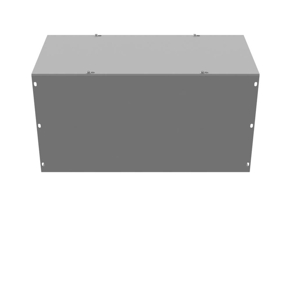 Picture of 121224-GSC1-NK - 12x24X12 Screw Cover Wireway Type 1 UL Listed Steel No Knockouts ANSI 61 Gray