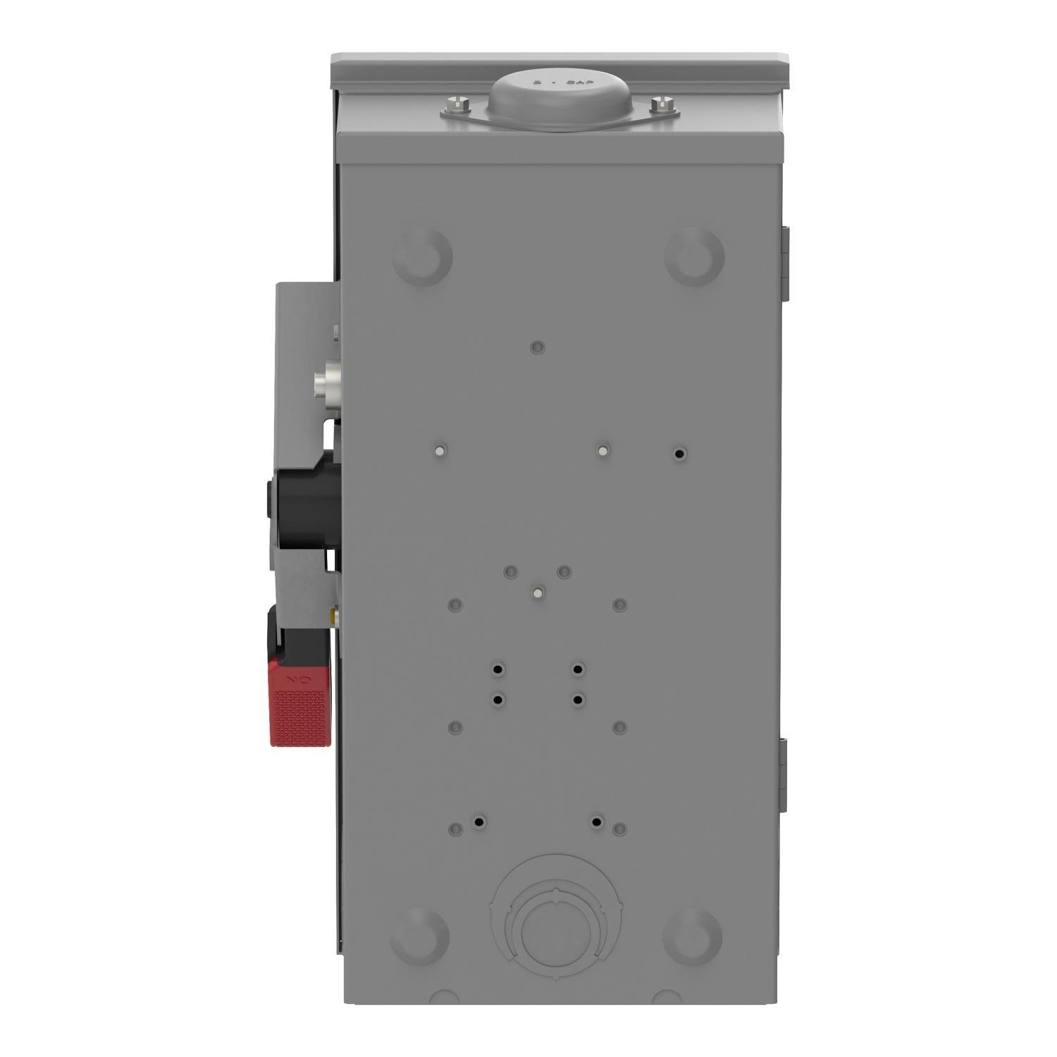 Picture of VH322NRB - Safety switch, VisiPacT, heavy duty, fused, viewing window, NEMA 3R, 240V, 60A, 3 pole, neutral installed