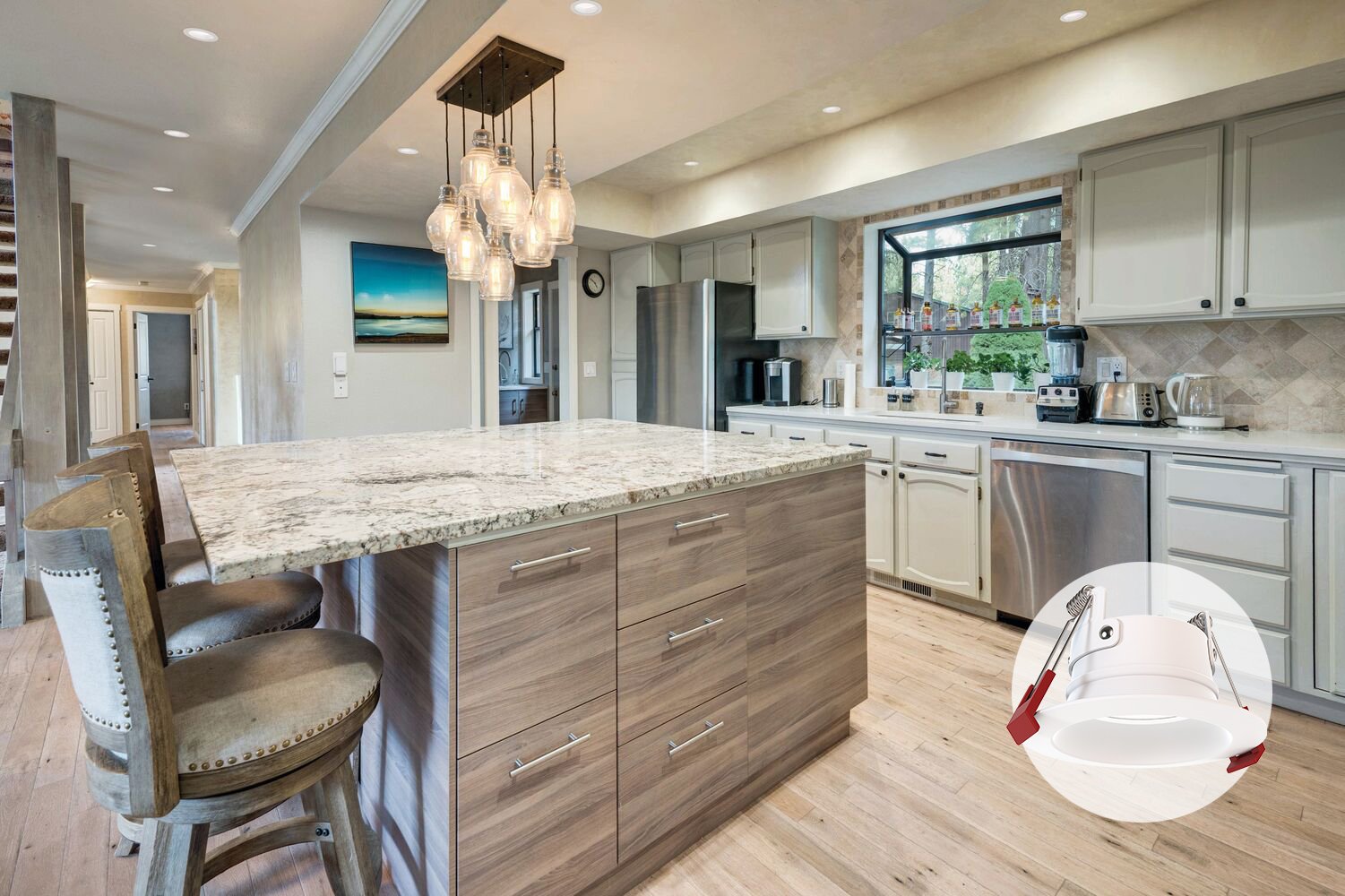 Picture of WF2DREGSMALO25SWW590CRI120MWM6 - Wafer 2 in. Regressed Smooth Adjustable Lumen and CCT Canless IC Rated Dimmable Integrated LED Recessed Light Trim