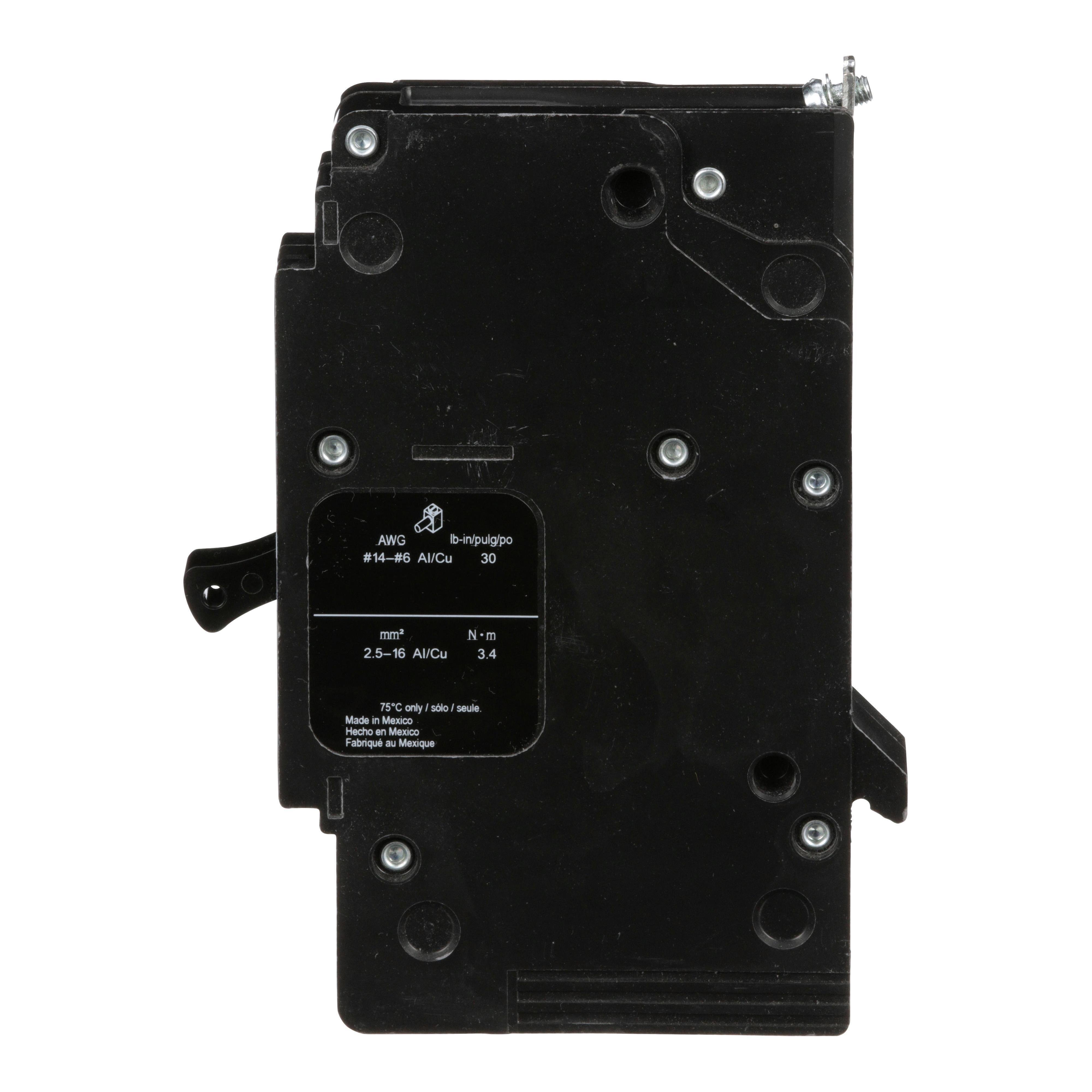 Picture of EJB14030 - Mini circuit breaker, E-Frame, 30A, 1 pole, 277VAC, 100kA max, bolt on [TAA]